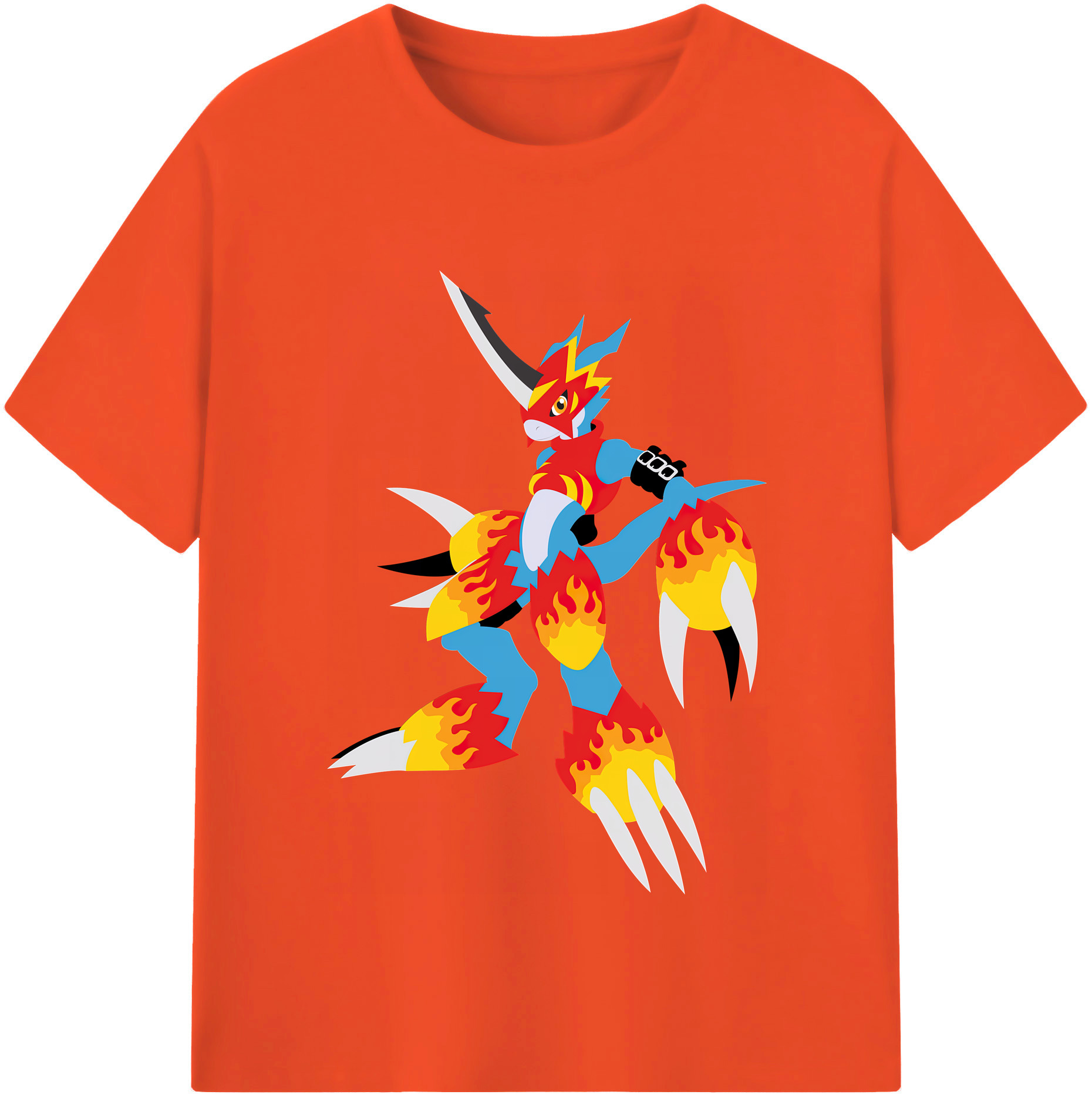 （画像用） Digimon デジタルモンスター/デジモン 綿100％半袖Tシャツ（フロントプリント）