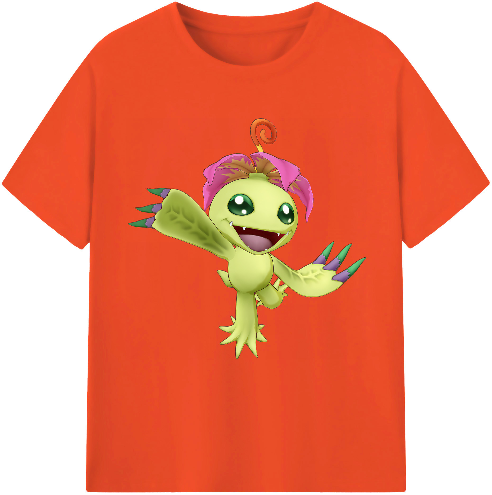 （画像用） Digimon デジタルモンスター/デジモン 綿100％半袖Tシャツ（フロントプリント）