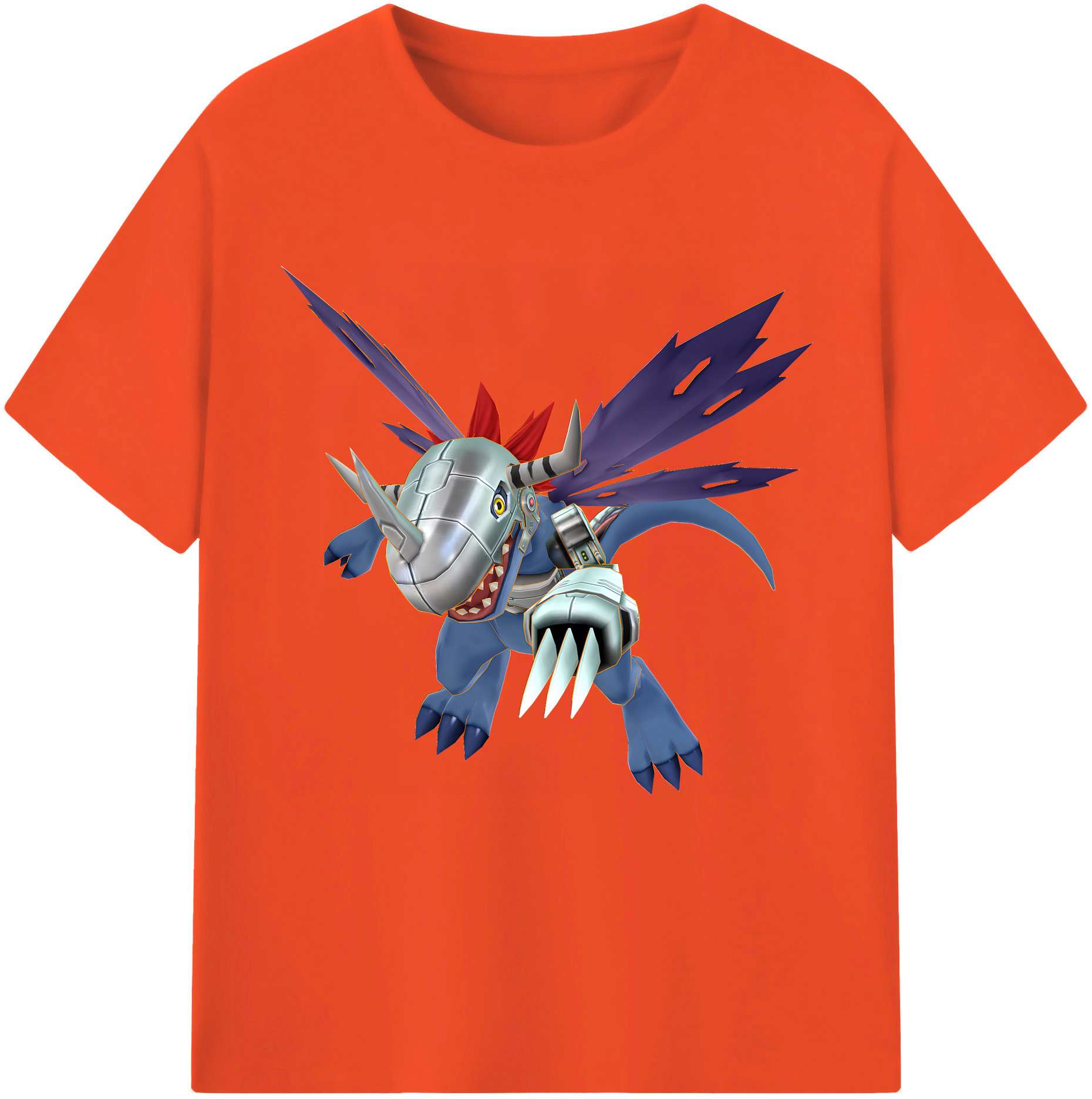 （画像用） Digimon デジタルモンスター/デジモン 綿100％半袖Tシャツ（フロントプリント）