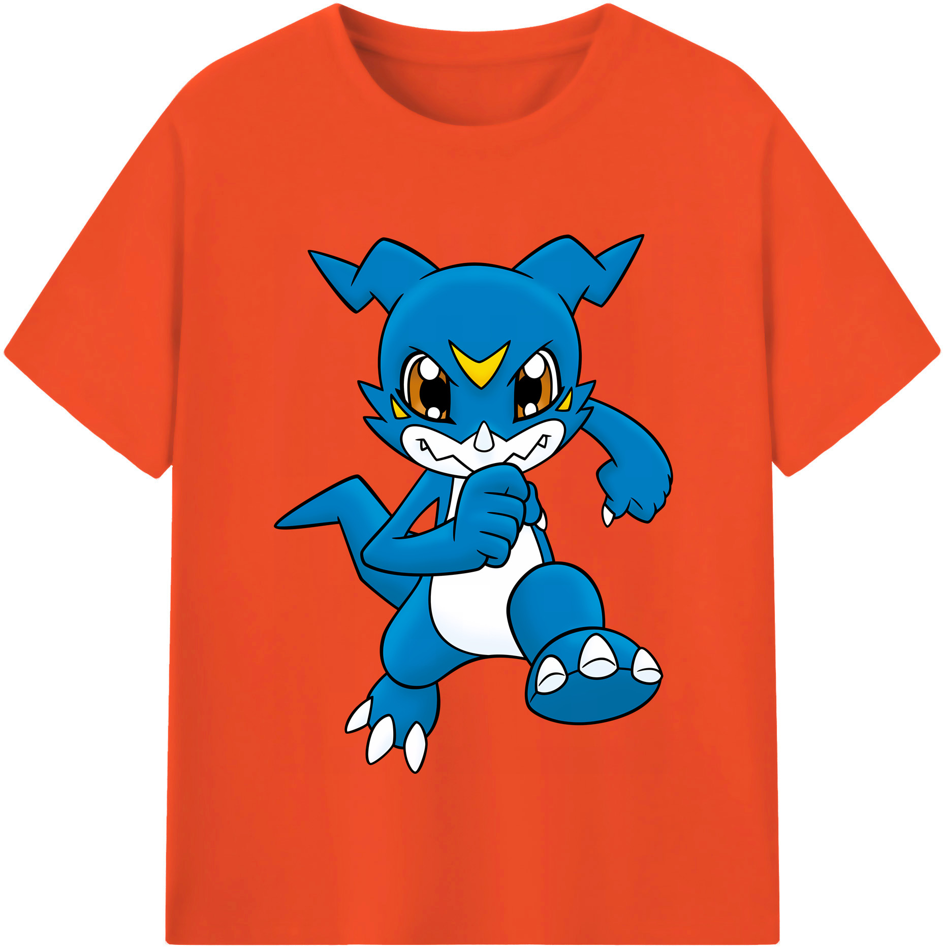 （画像用） Digimon デジタルモンスター/デジモン 綿100％半袖Tシャツ（フロントプリント）