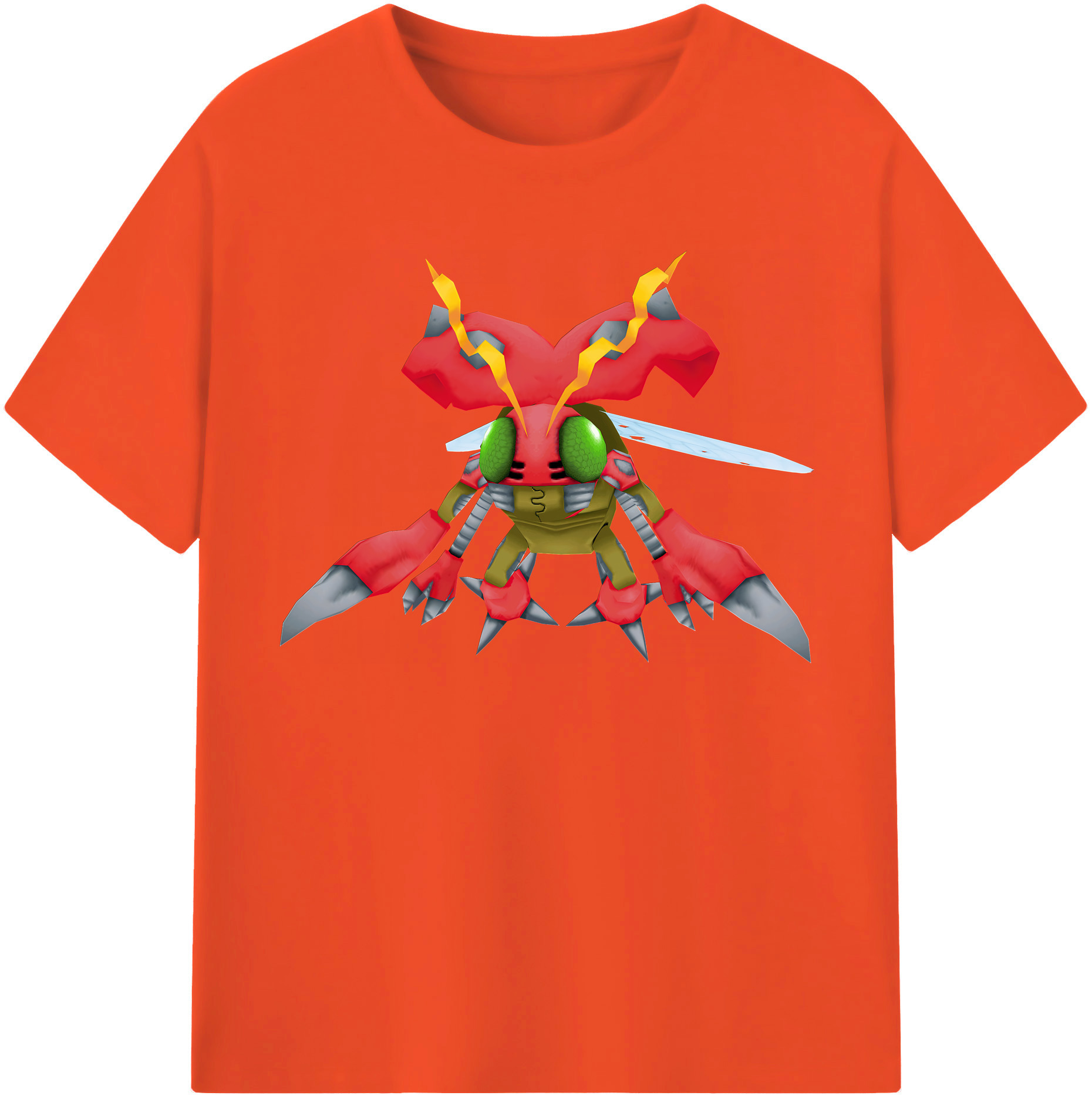 （画像用） Digimon デジタルモンスター/デジモン 綿100％半袖Tシャツ（フロントプリント）