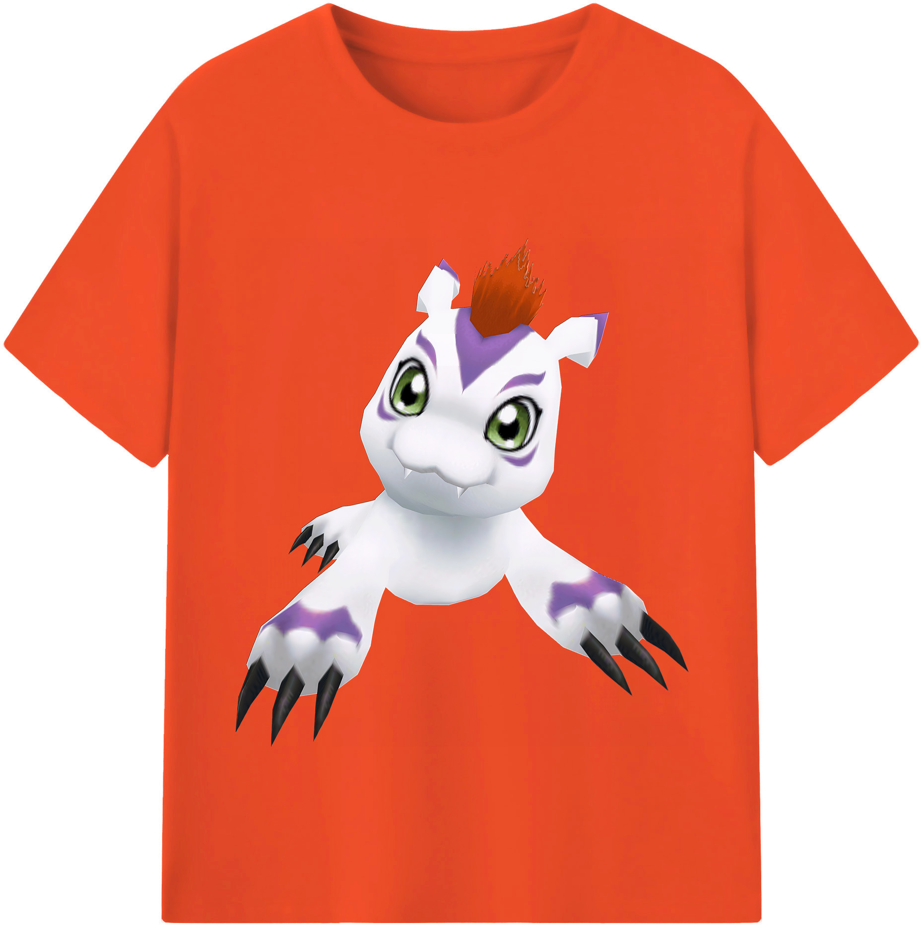 （画像用） Digimon デジタルモンスター/デジモン 綿100％半袖Tシャツ（フロントプリント）