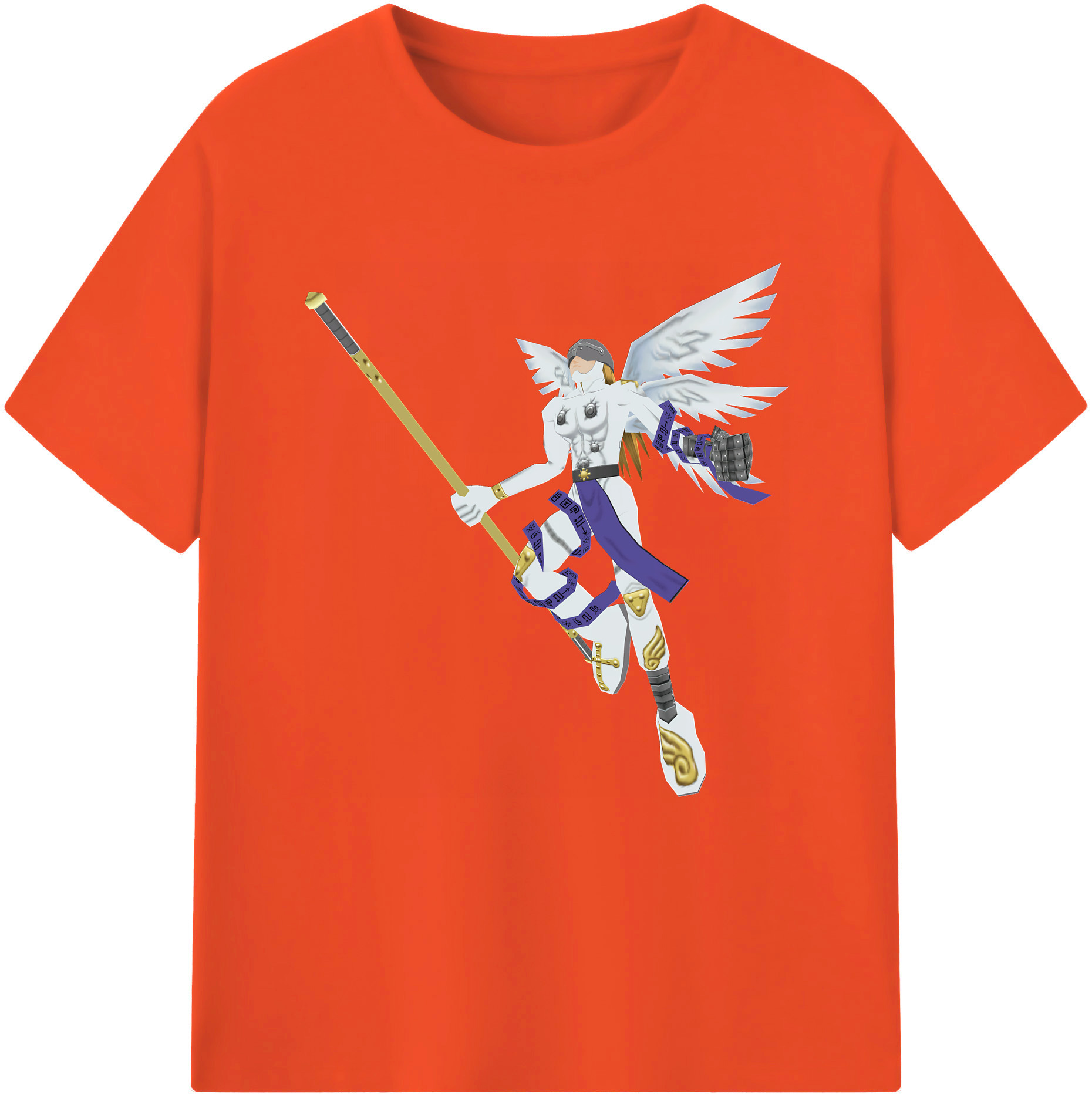 （画像用） Digimon デジタルモンスター/デジモン 綿100％半袖Tシャツ（フロントプリント）