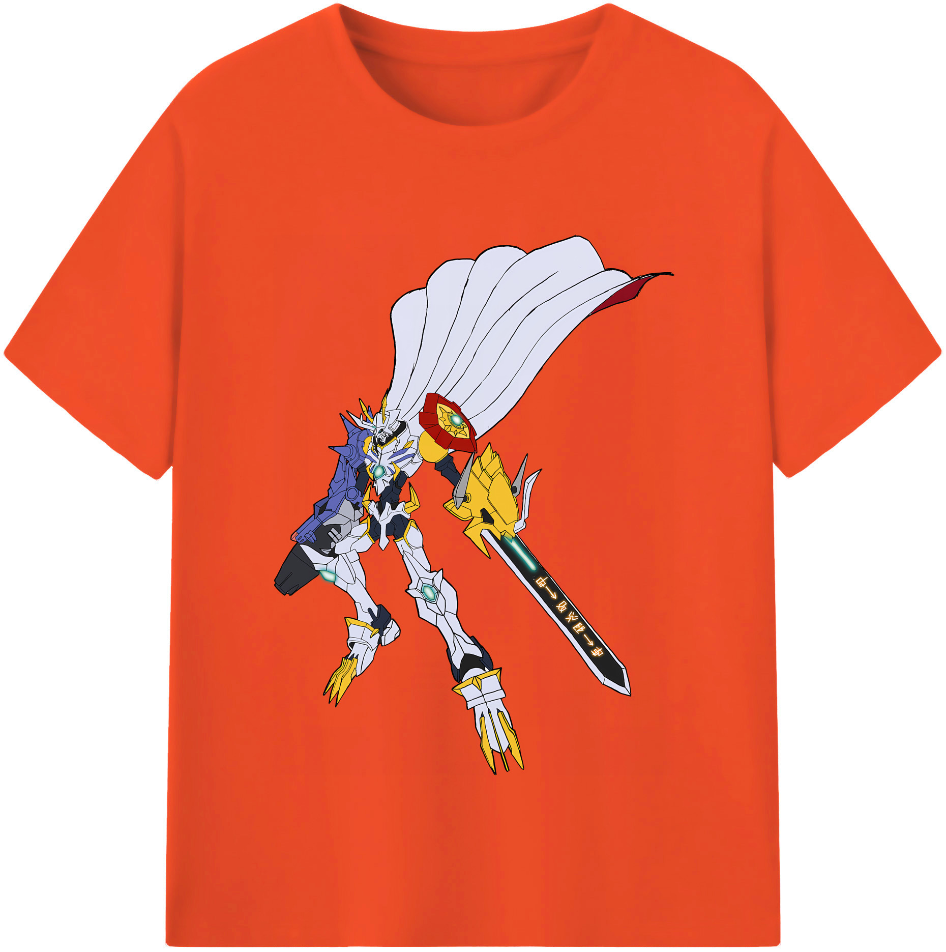 （画像用） Digimon デジタルモンスター/デジモン 綿100％半袖Tシャツ（フロントプリント）