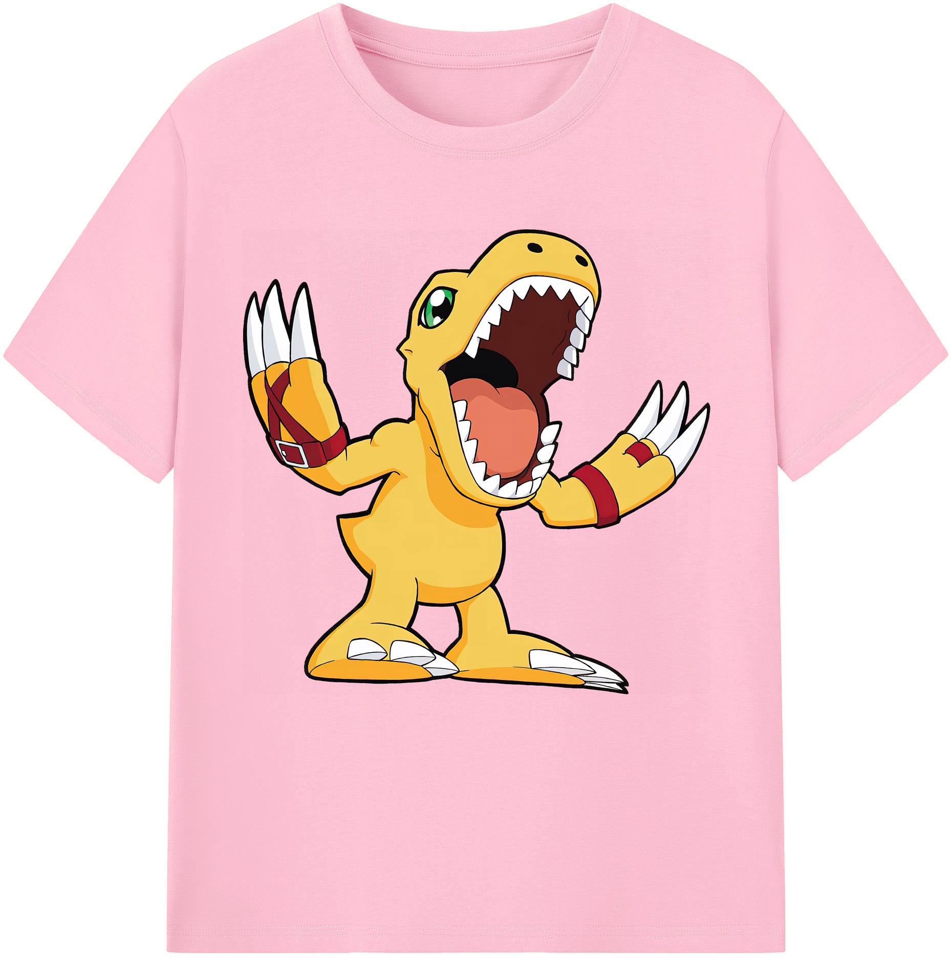 （画像用） Digimon デジタルモンスター/デジモン 綿100％半袖Tシャツ（フロントプリント）