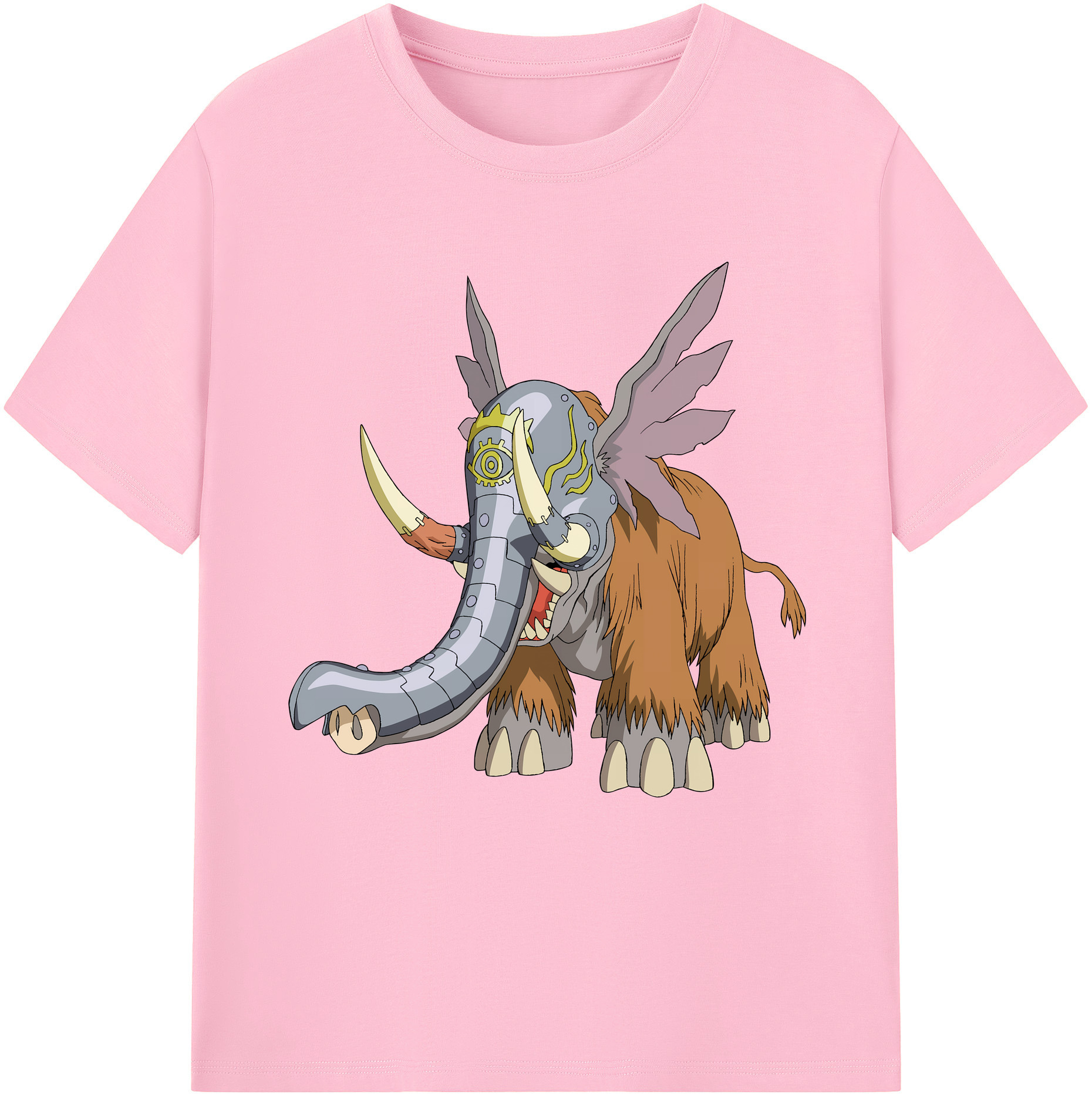 （画像用） Digimon デジタルモンスター/デジモン 綿100％半袖Tシャツ（フロントプリント）