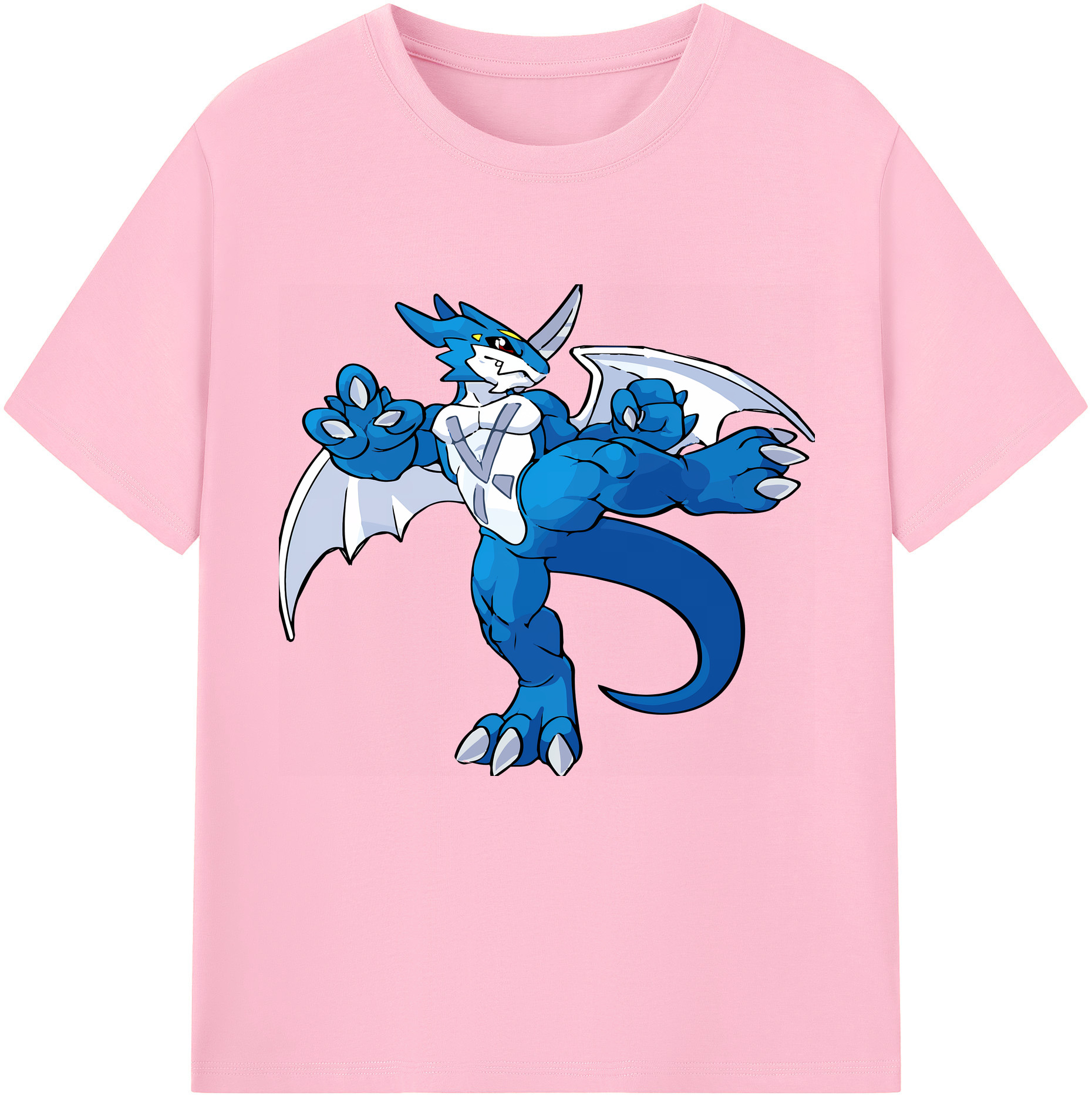 （画像用） Digimon デジタルモンスター/デジモン 綿100％半袖Tシャツ（フロントプリント）