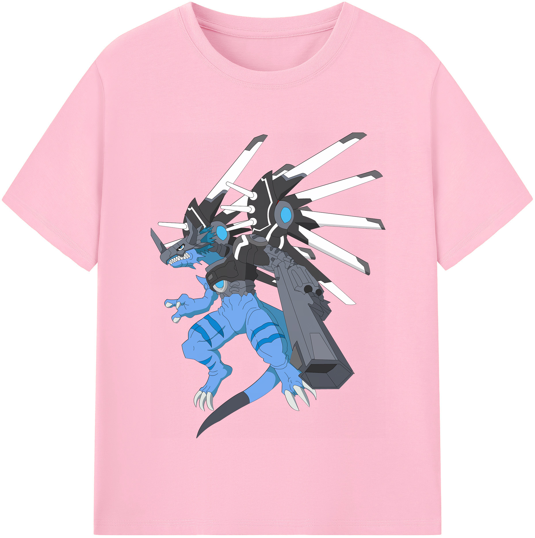（画像用） Digimon デジタルモンスター/デジモン 綿100％半袖Tシャツ（フロントプリント）