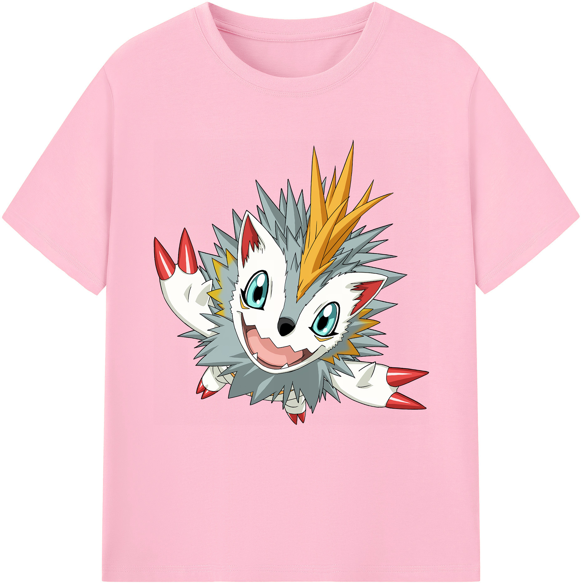 （画像用） Digimon デジタルモンスター/デジモン 綿100％半袖Tシャツ（フロントプリント）