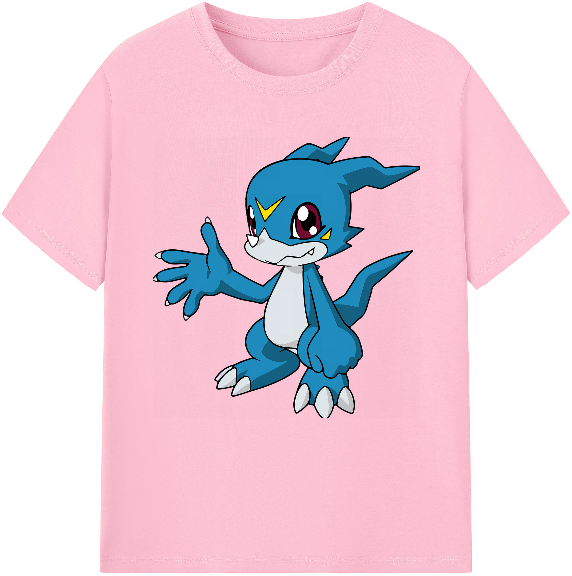 （画像用） Digimon デジタルモンスター/デジモン 綿100％半袖Tシャツ（フロントプリント）