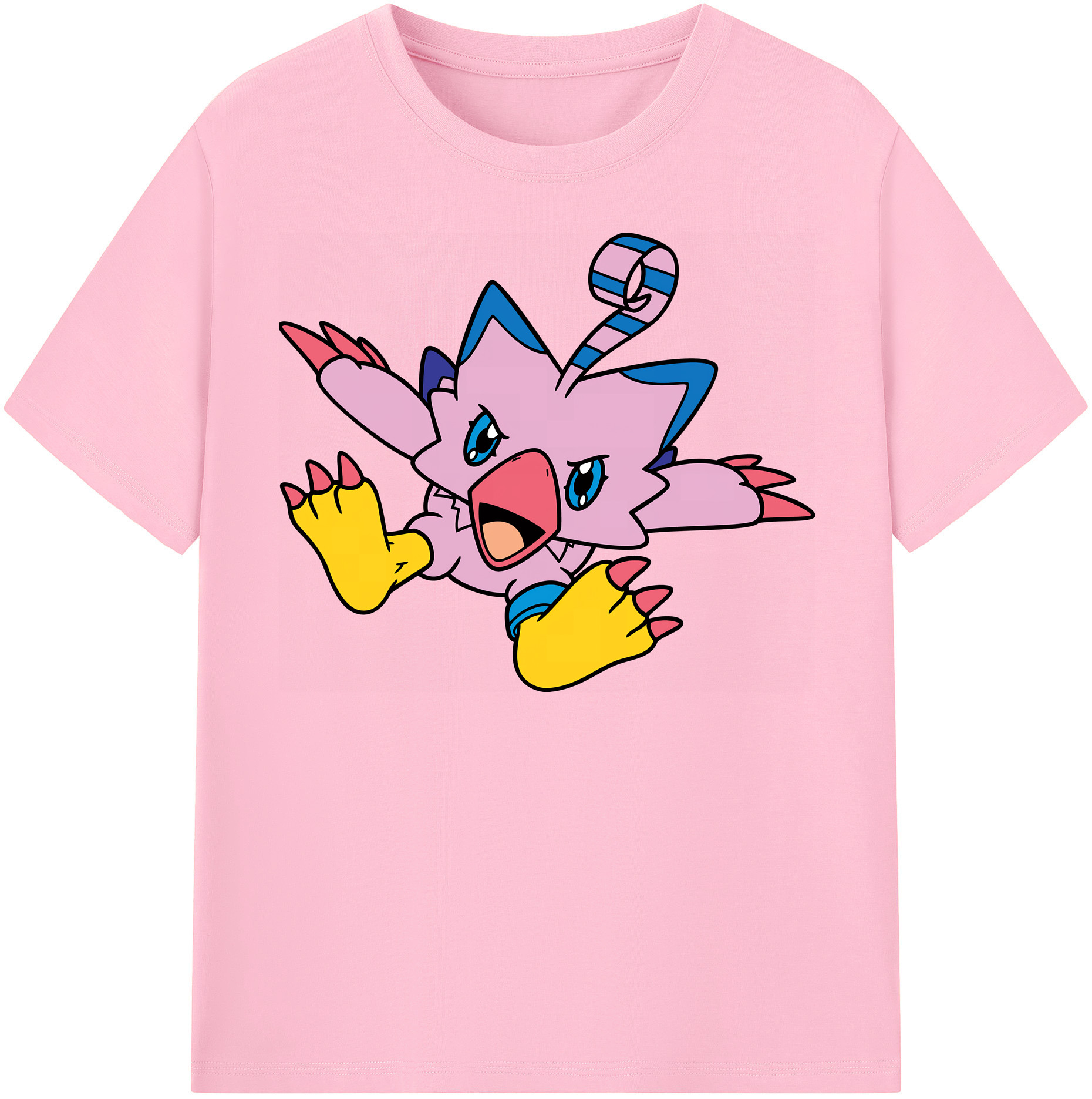 （画像用） Digimon デジタルモンスター/デジモン 綿100％半袖Tシャツ（フロントプリント）