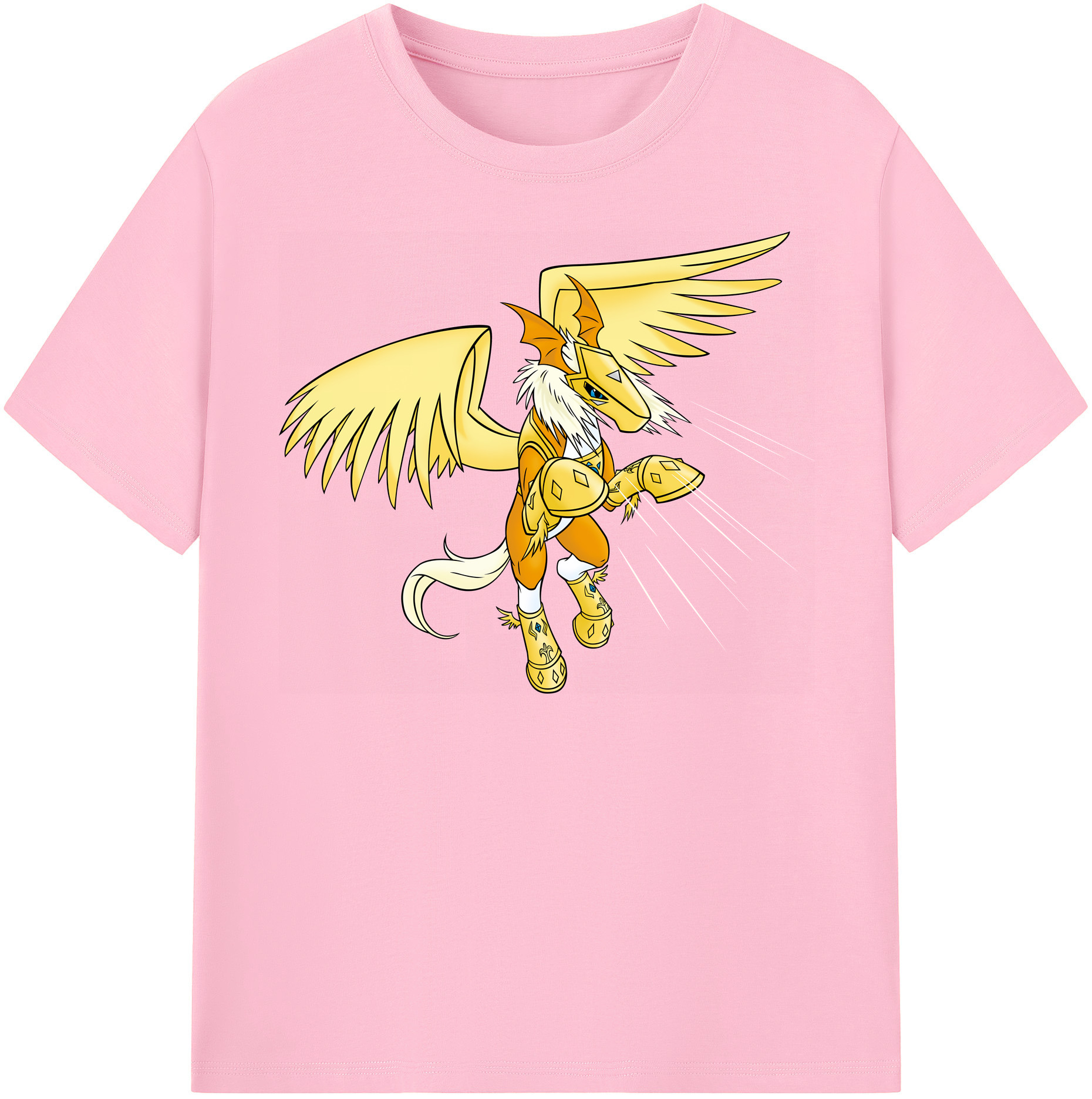 （画像用） Digimon デジタルモンスター/デジモン 綿100％半袖Tシャツ（フロントプリント）