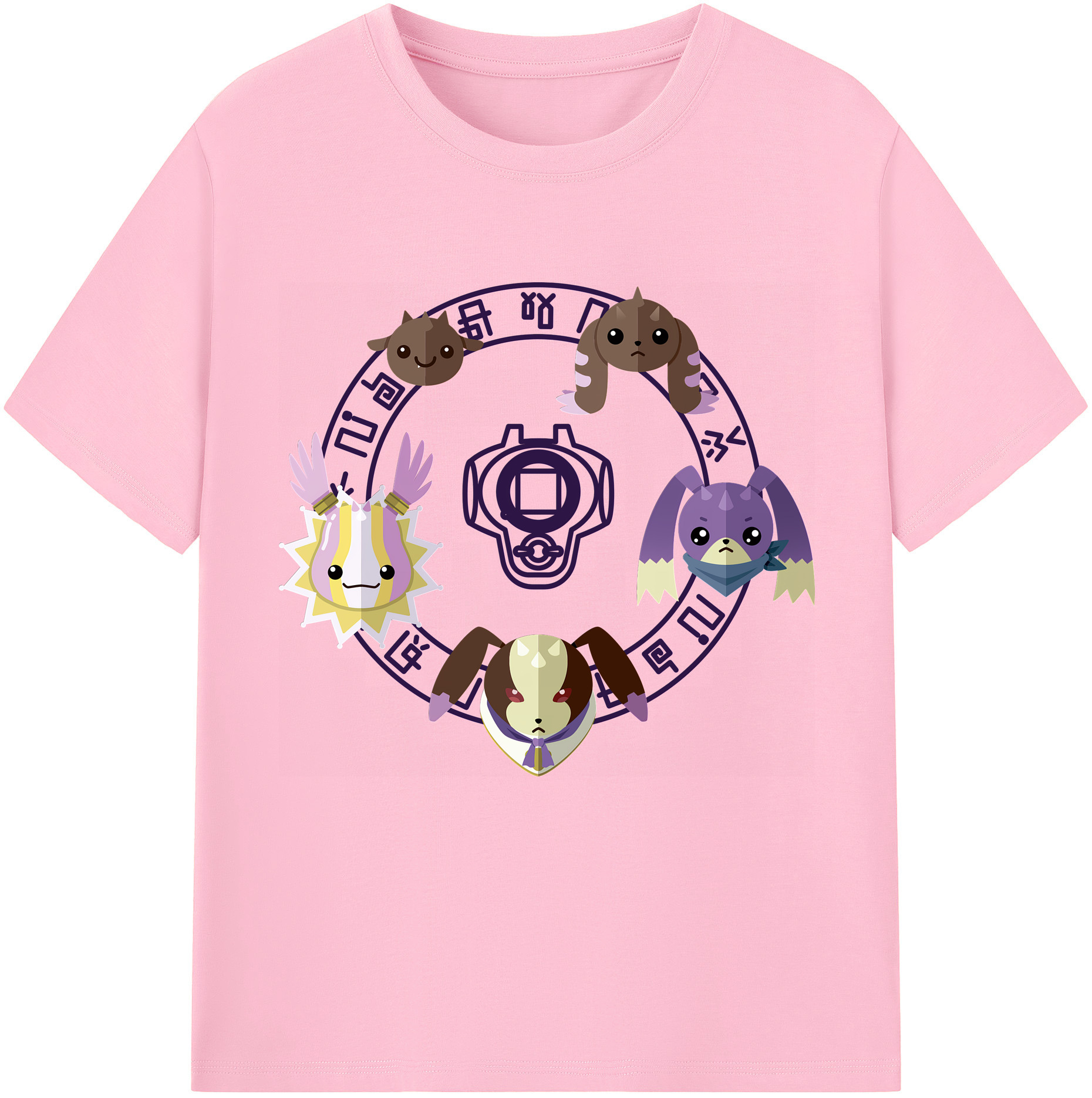 （画像用） Digimon デジタルモンスター/デジモン 綿100％半袖Tシャツ（フロントプリント）