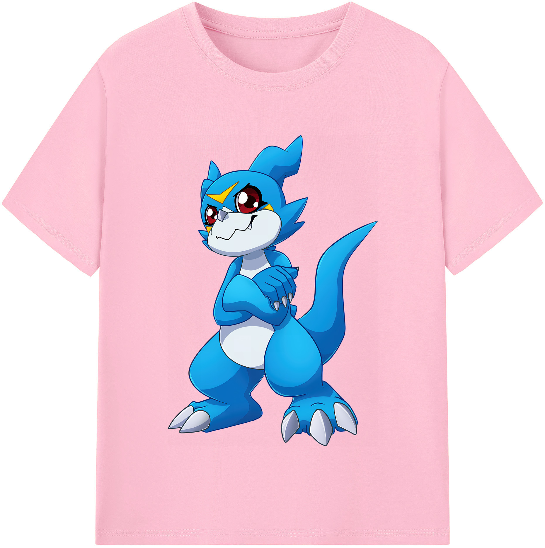 （画像用） Digimon デジタルモンスター/デジモン 綿100％半袖Tシャツ（フロントプリント）
