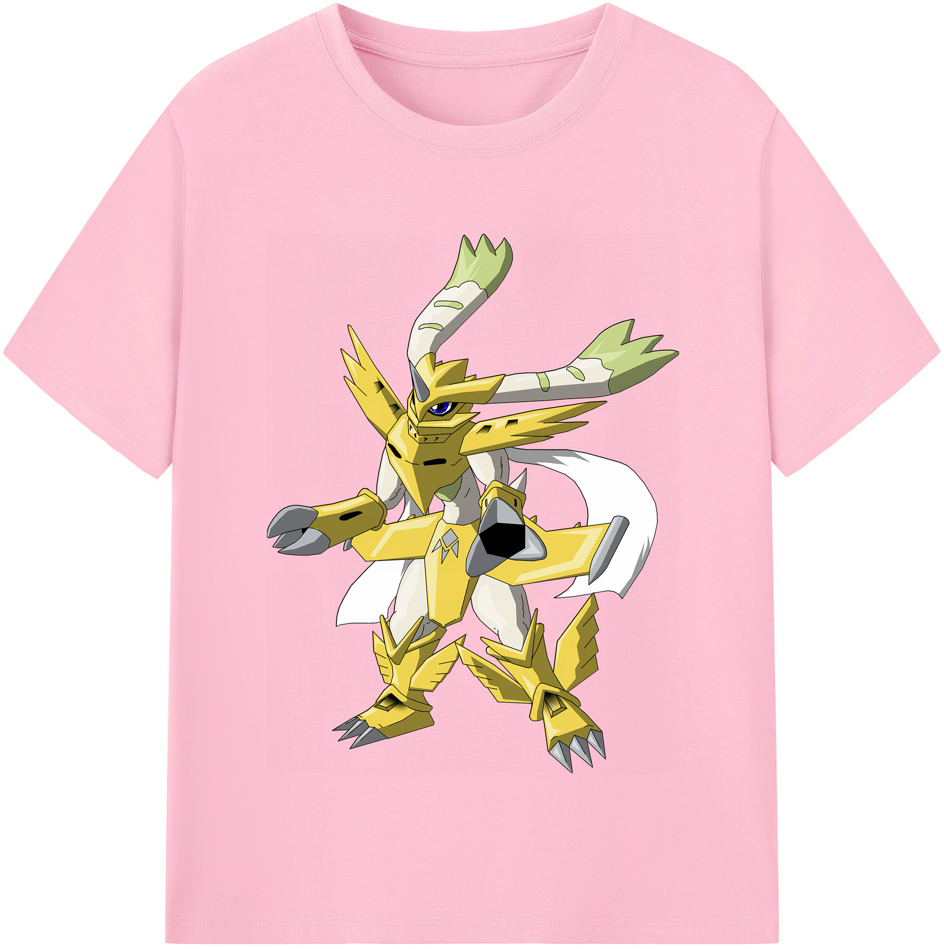 （画像用） Digimon デジタルモンスター/デジモン 綿100％半袖Tシャツ（フロントプリント）
