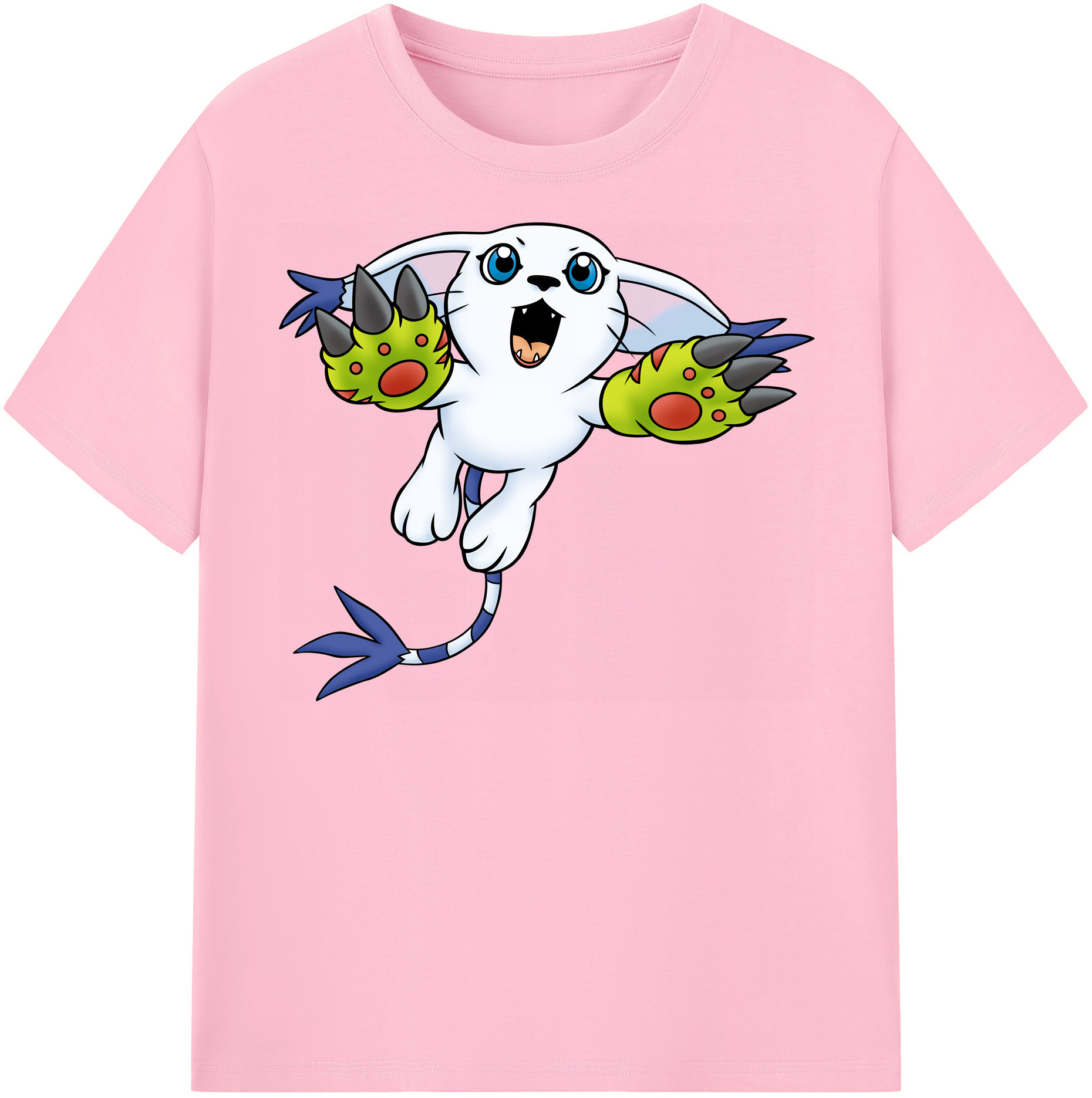 （画像用） Digimon デジタルモンスター/デジモン 綿100％半袖Tシャツ（フロントプリント）