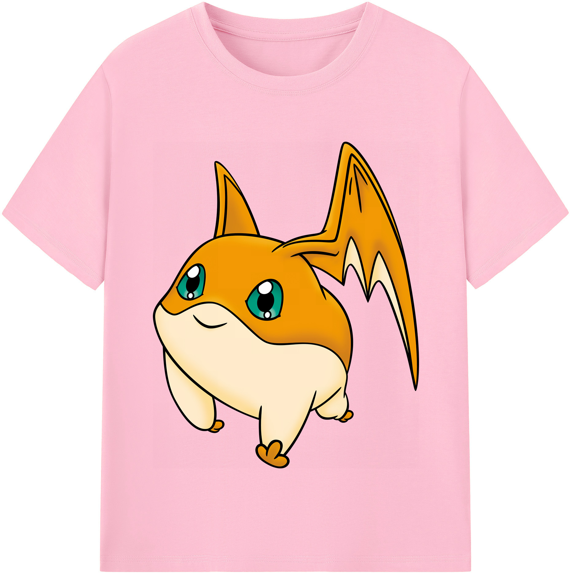 （画像用） Digimon デジタルモンスター/デジモン 綿100％半袖Tシャツ（フロントプリント）