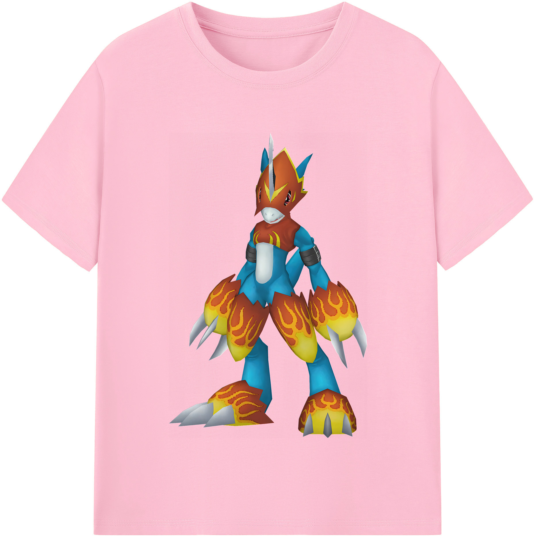 （画像用） Digimon デジタルモンスター/デジモン 綿100％半袖Tシャツ（フロントプリント）