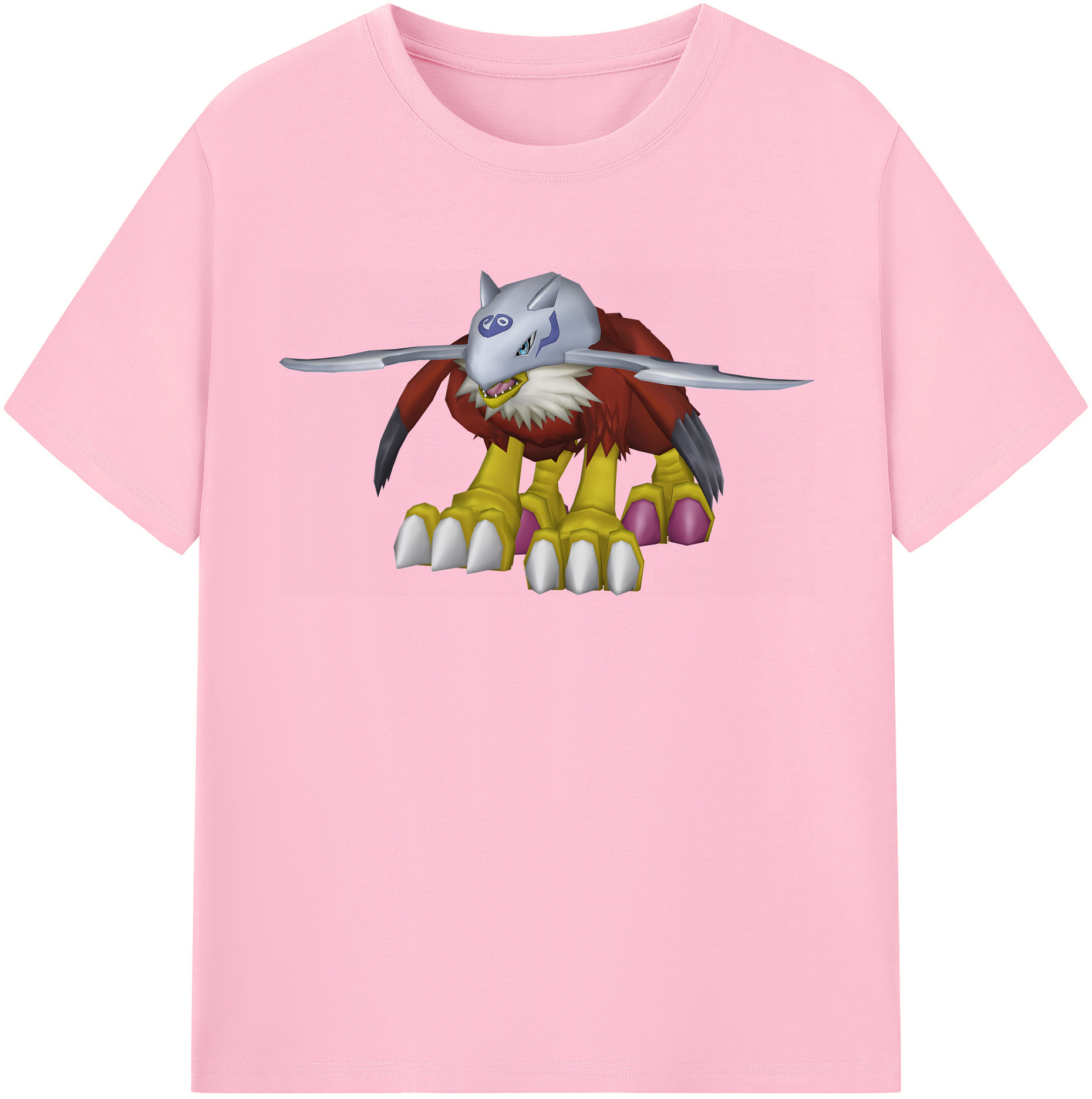 （画像用） Digimon デジタルモンスター/デジモン 綿100％半袖Tシャツ（フロントプリント）