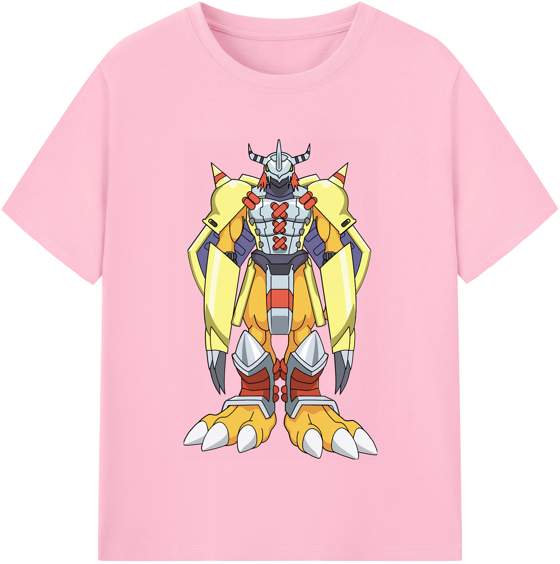 （画像用） Digimon デジタルモンスター/デジモン 綿100％半袖Tシャツ（フロントプリント）