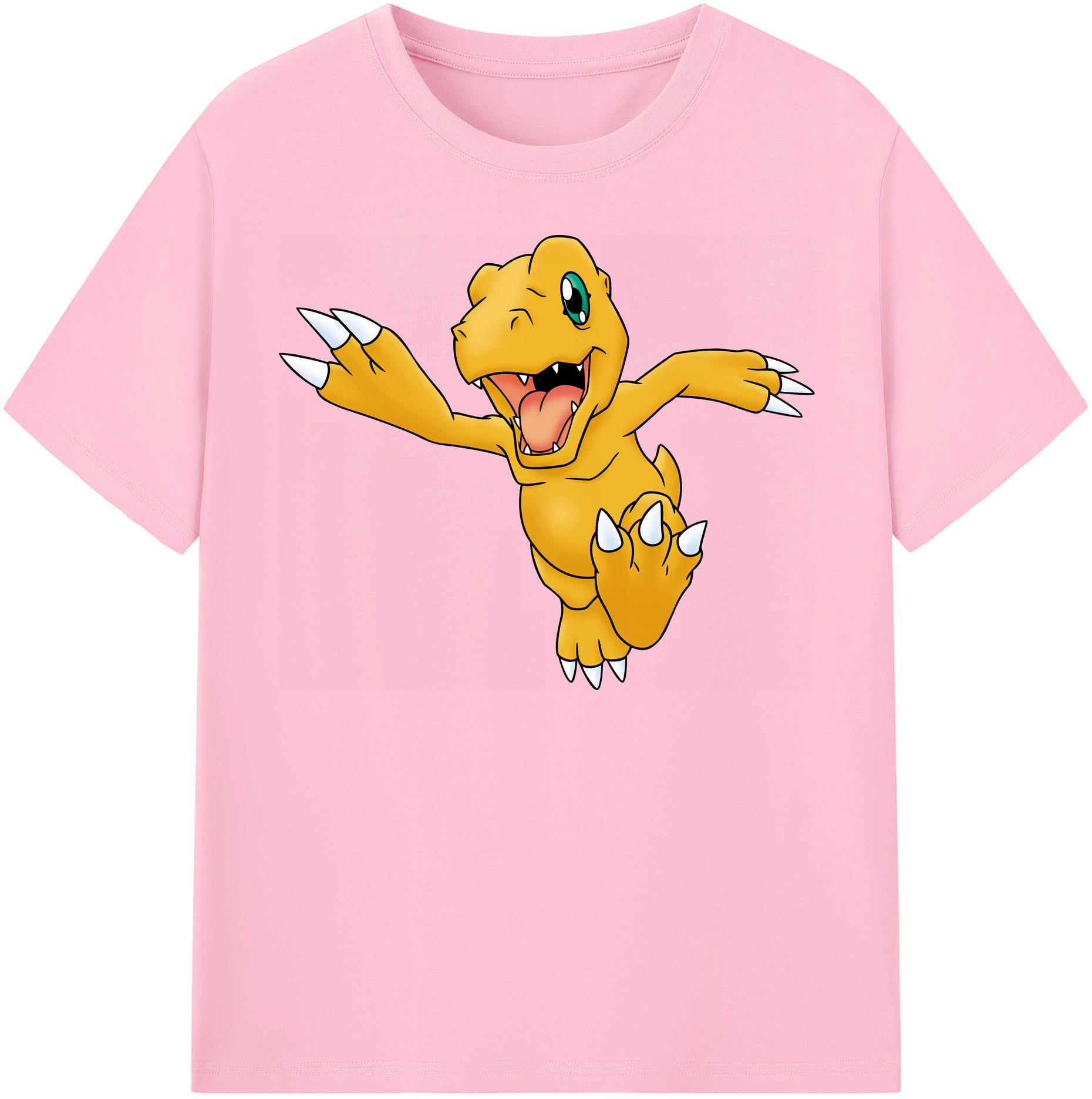 （画像用） Digimon デジタルモンスター/デジモン 綿100％半袖Tシャツ（フロントプリント）