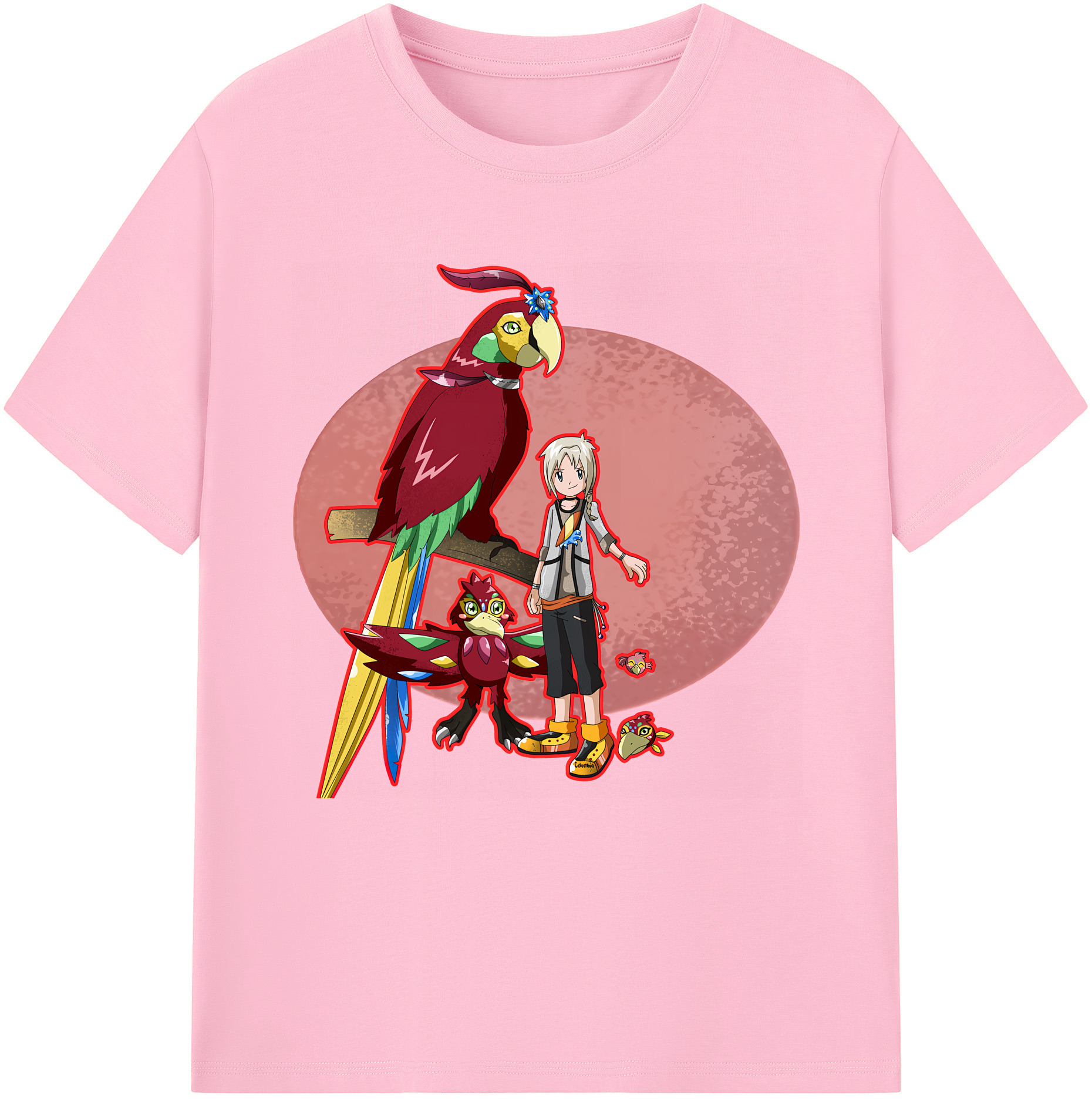 （画像用） Digimon デジタルモンスター/デジモン 綿100％半袖Tシャツ（フロントプリント）