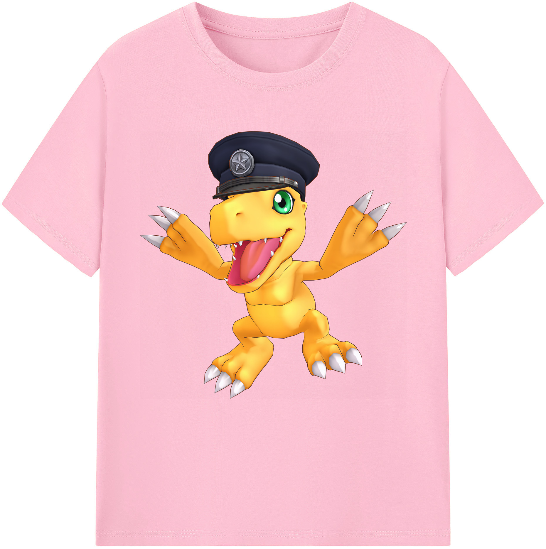 （画像用） Digimon デジタルモンスター/デジモン 綿100％半袖Tシャツ（フロントプリント）