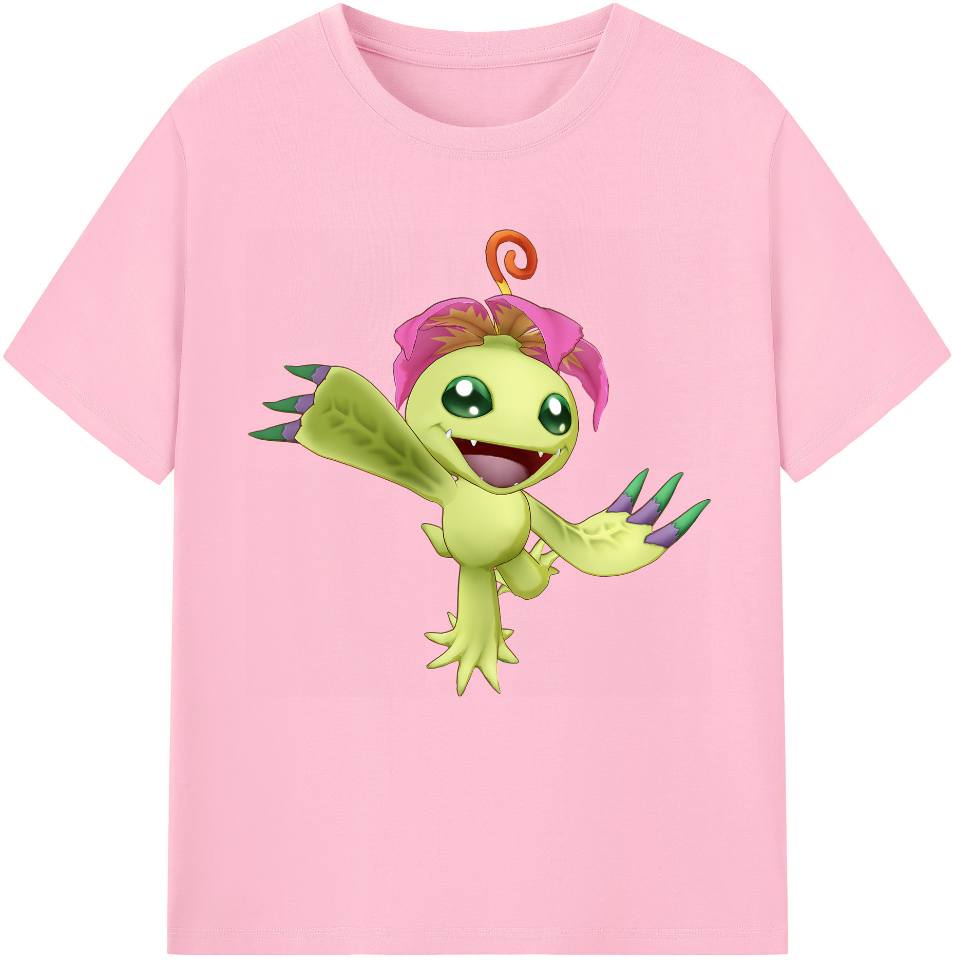 （画像用） Digimon デジタルモンスター/デジモン 綿100％半袖Tシャツ（フロントプリント）