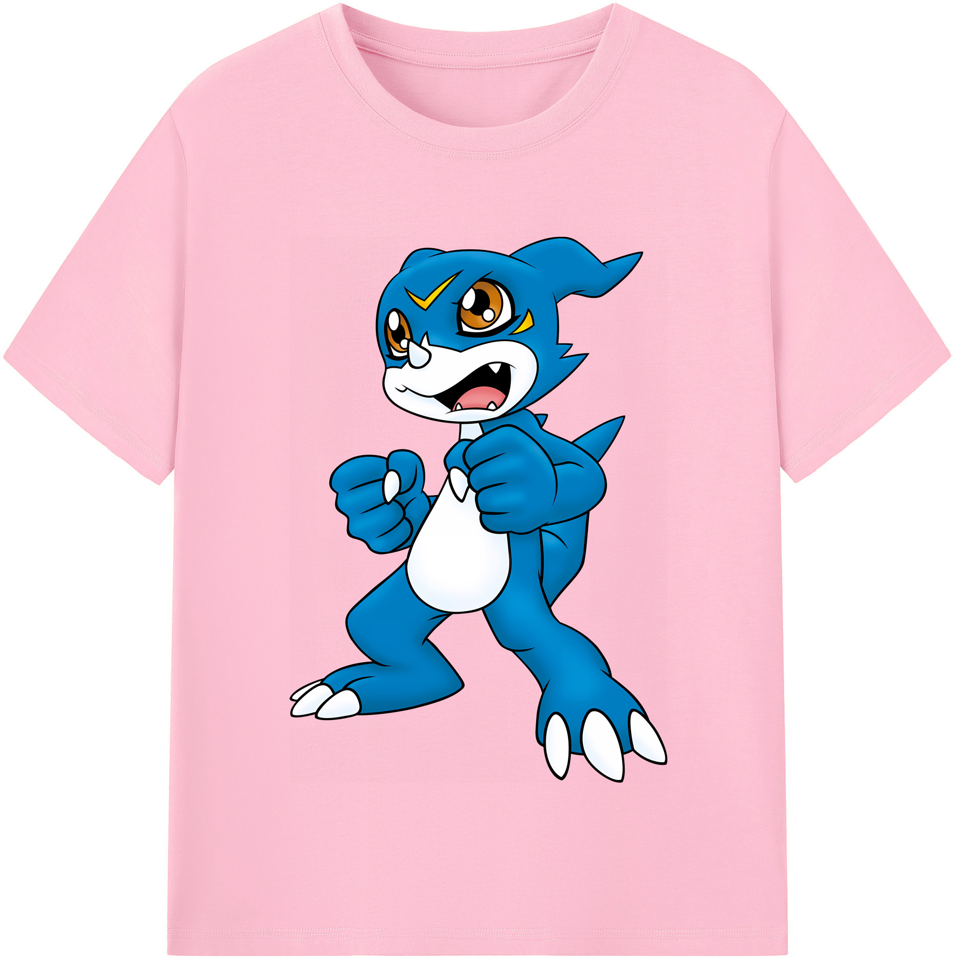 （画像用） Digimon デジタルモンスター/デジモン 綿100％半袖Tシャツ（フロントプリント）