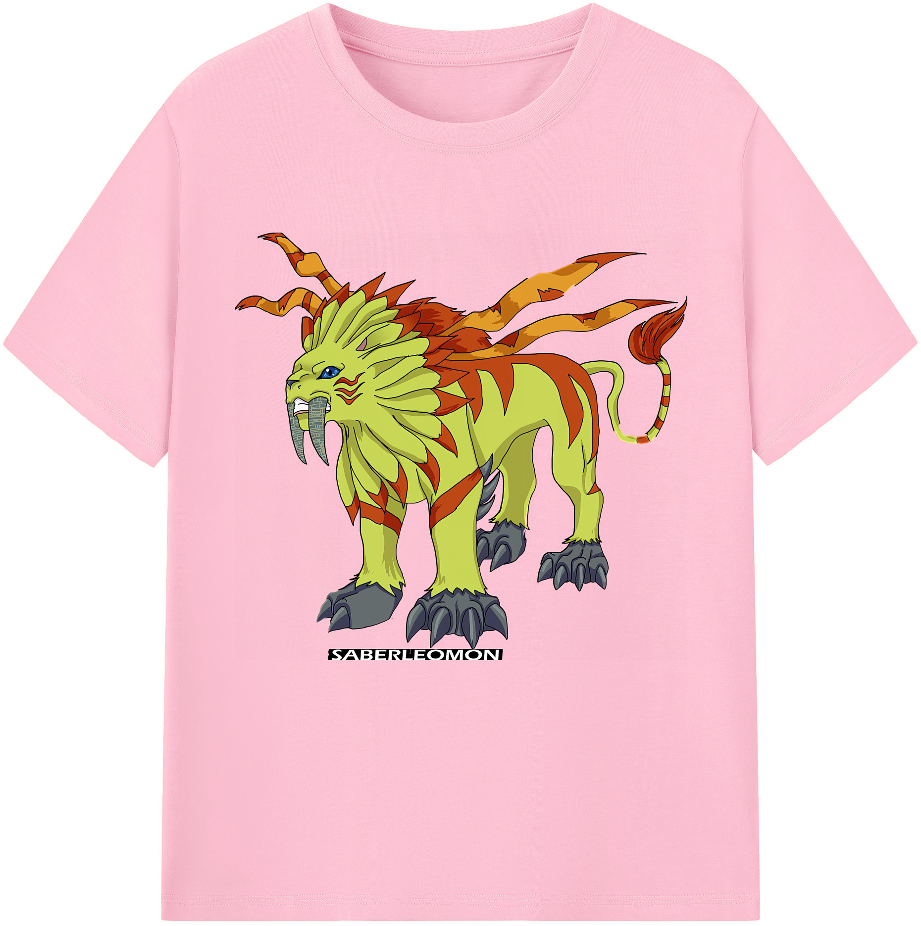 （画像用） Digimon デジタルモンスター/デジモン 綿100％半袖Tシャツ（フロントプリント）