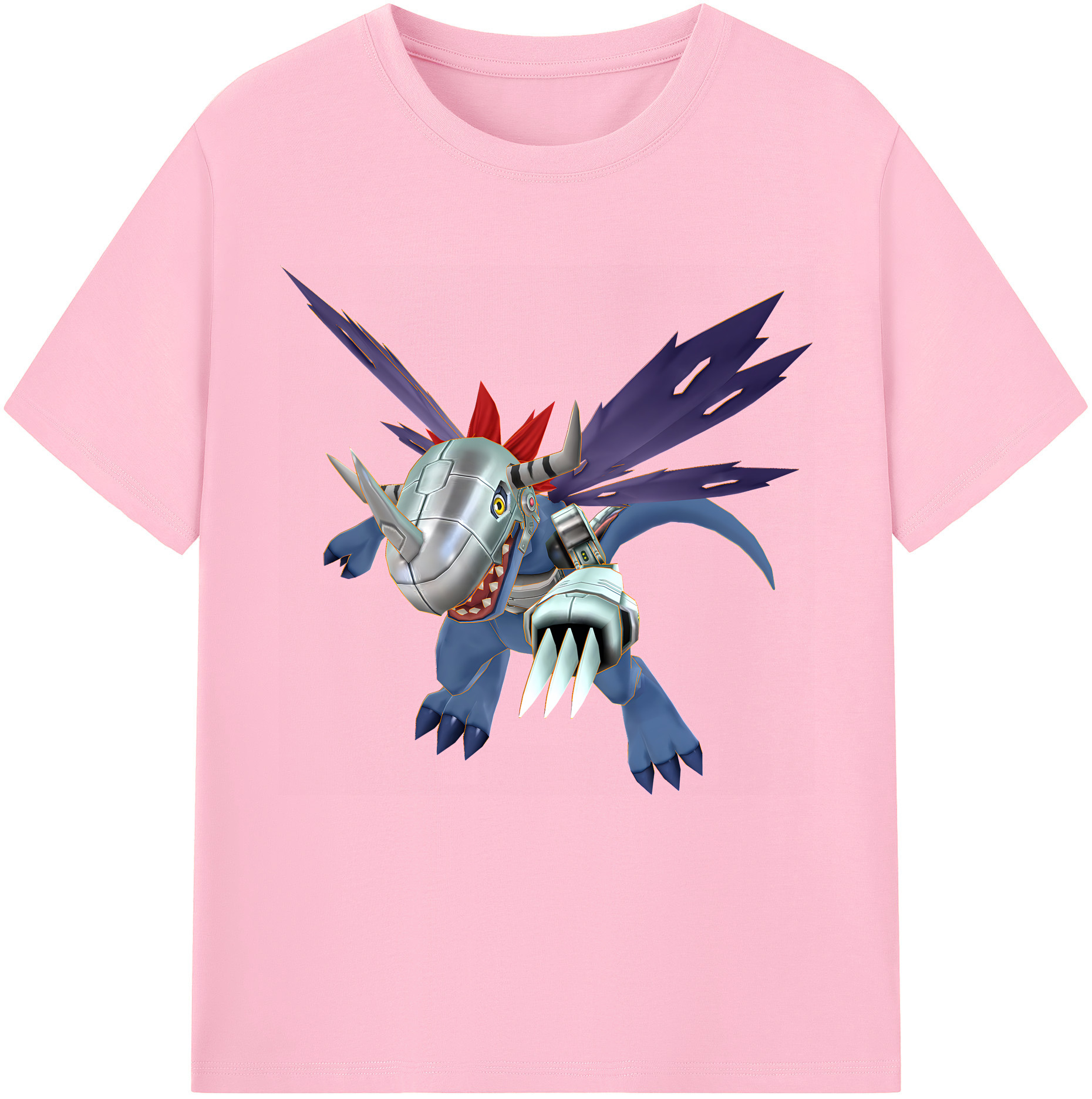 （画像用） Digimon デジタルモンスター/デジモン 綿100％半袖Tシャツ（フロントプリント）