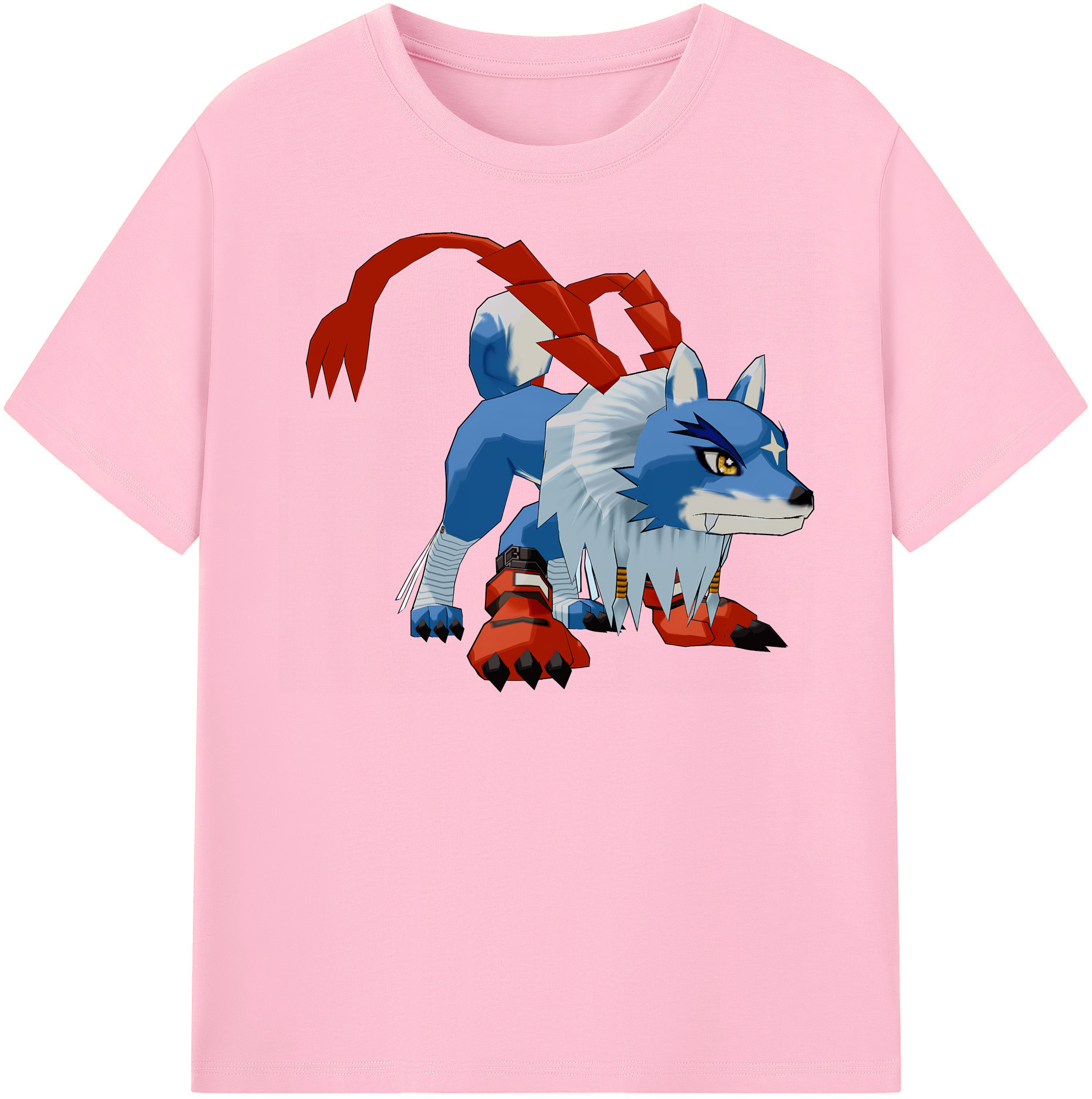 （画像用） Digimon デジタルモンスター/デジモン 綿100％半袖Tシャツ（フロントプリント）
