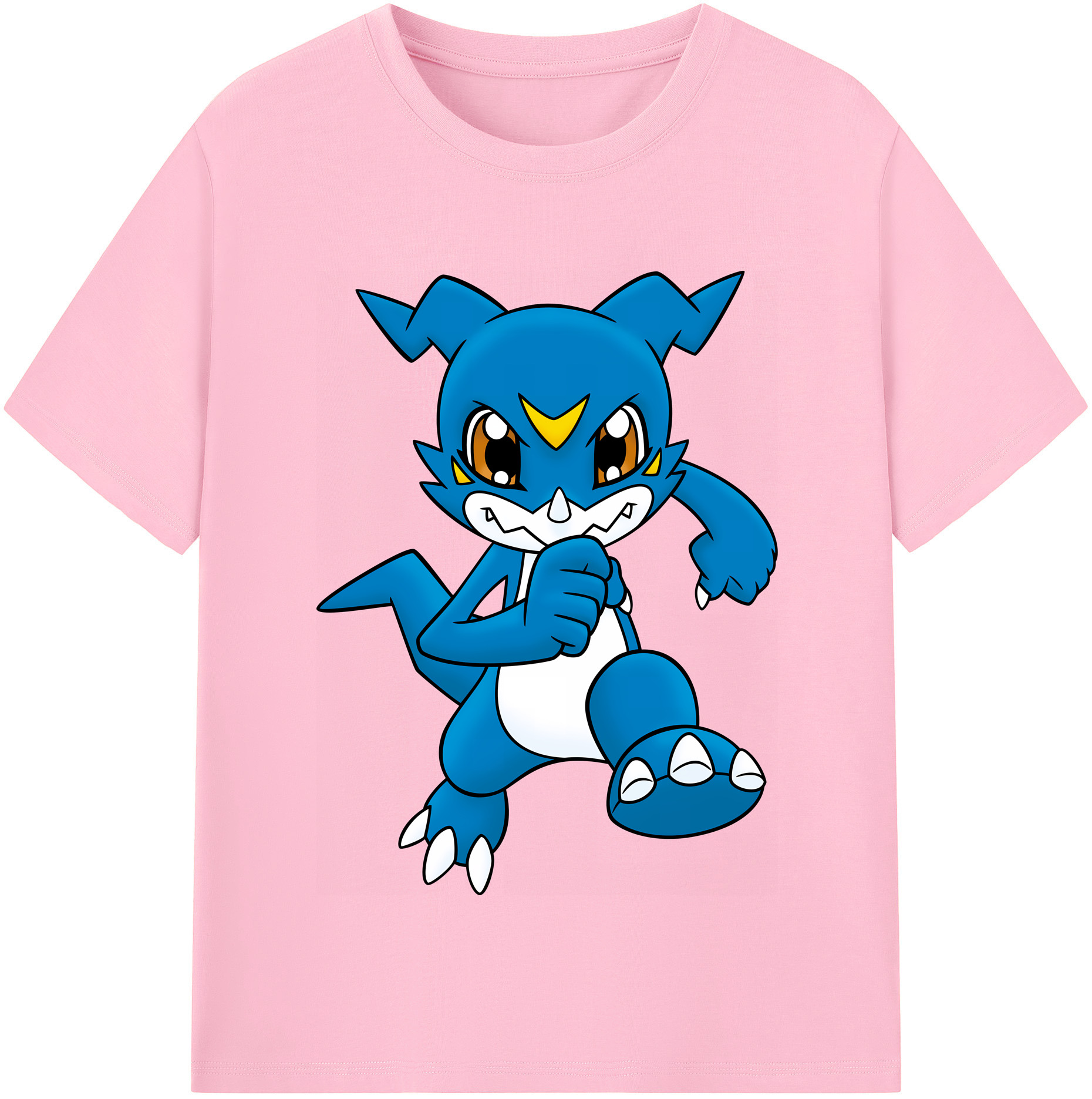 （画像用） Digimon デジタルモンスター/デジモン 綿100％半袖Tシャツ（フロントプリント）