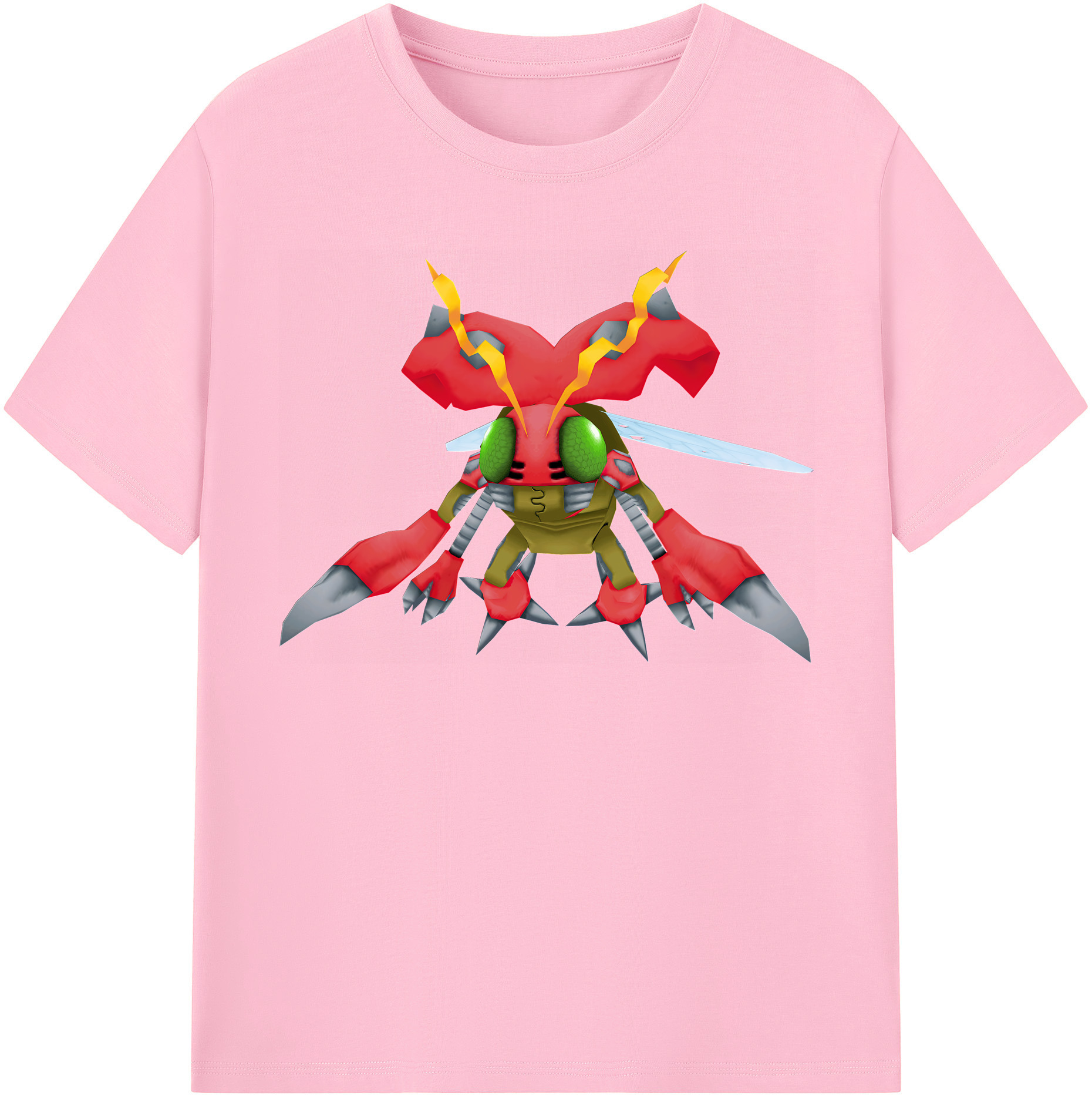 （画像用） Digimon デジタルモンスター/デジモン 綿100％半袖Tシャツ（フロントプリント）