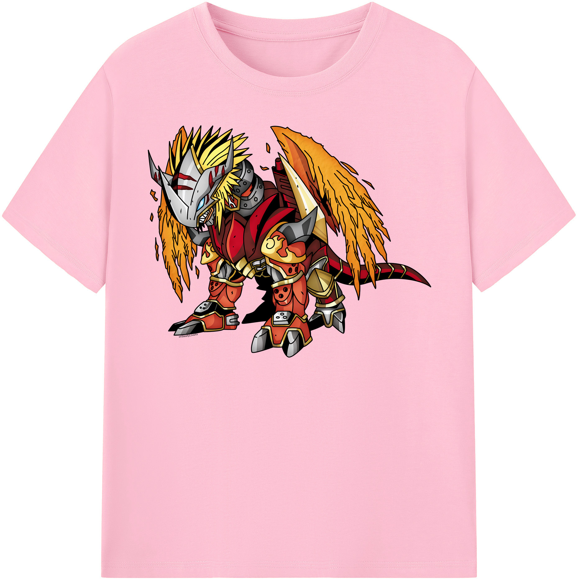 （画像用） Digimon デジタルモンスター/デジモン 綿100％半袖Tシャツ（フロントプリント）