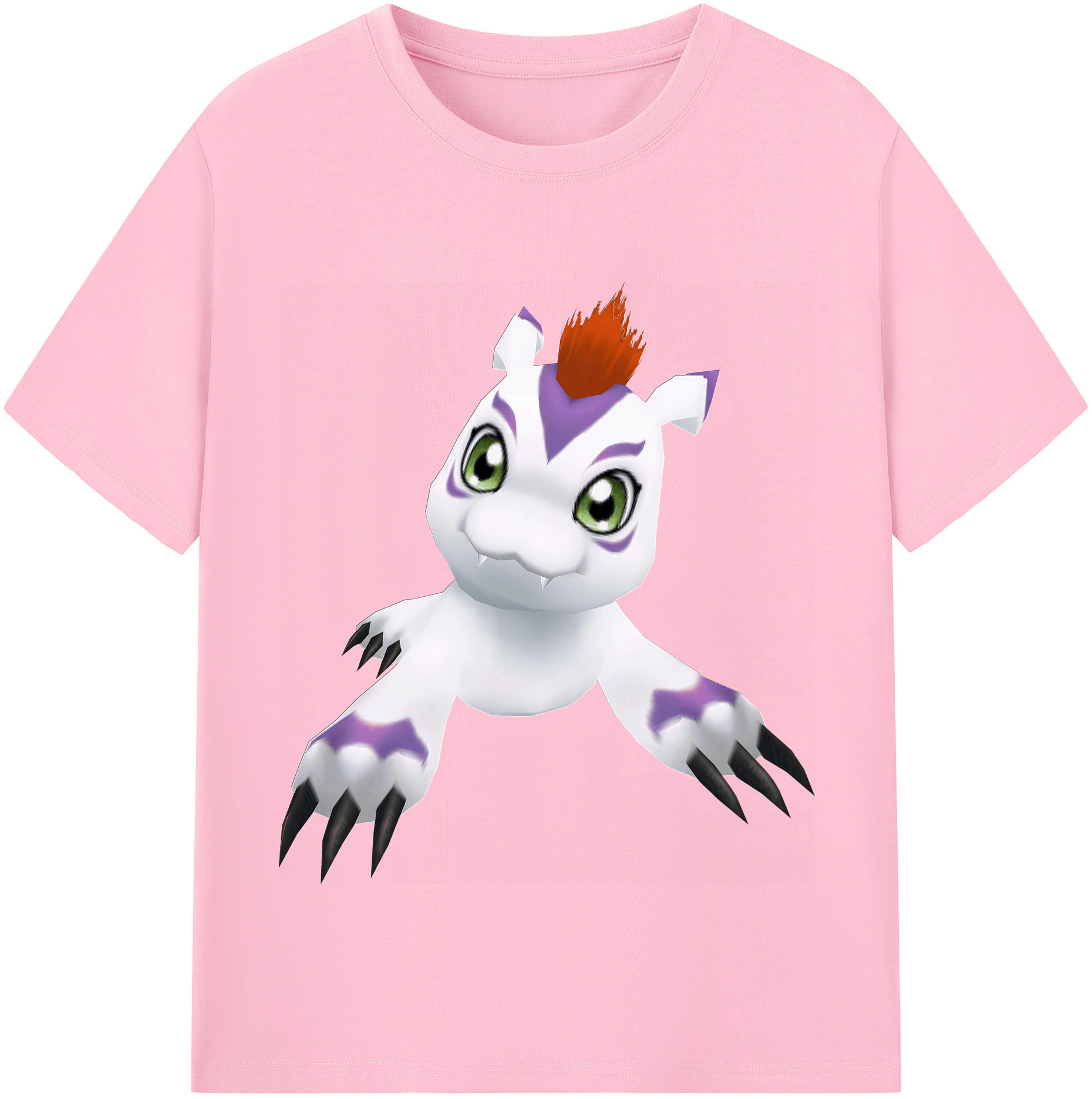 （画像用） Digimon デジタルモンスター/デジモン 綿100％半袖Tシャツ（フロントプリント）