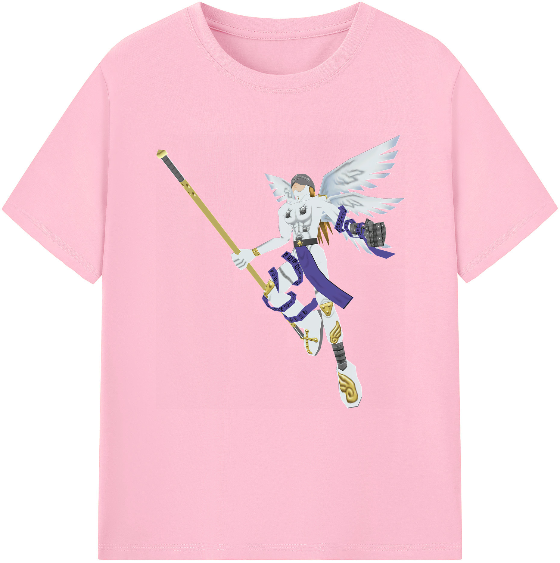 （画像用） Digimon デジタルモンスター/デジモン 綿100％半袖Tシャツ（フロントプリント）