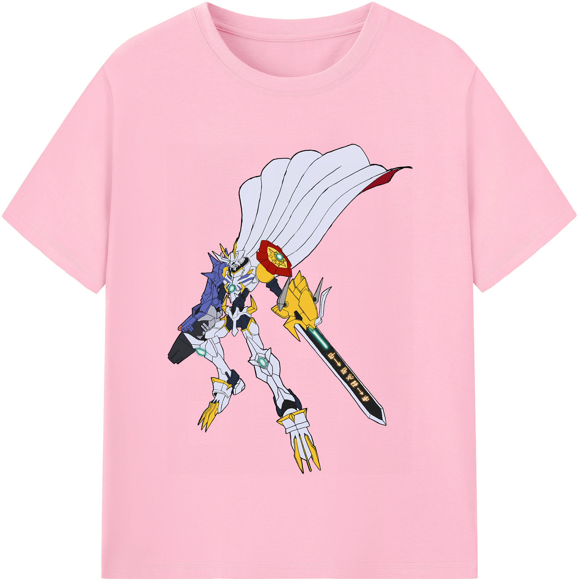（画像用） Digimon デジタルモンスター/デジモン 綿100％半袖Tシャツ（フロントプリント）
