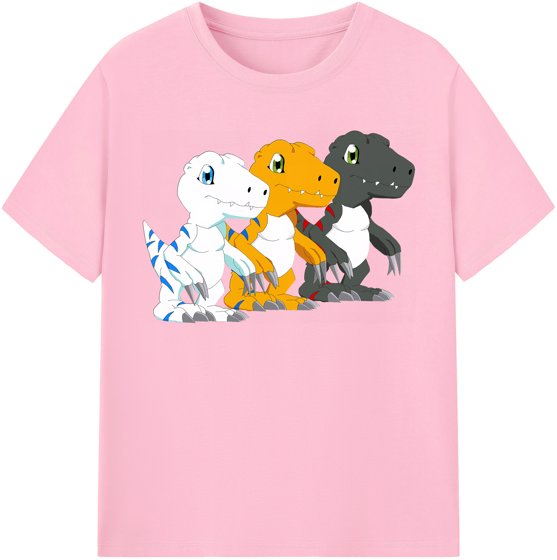 （画像用） Digimon デジタルモンスター/デジモン 綿100％半袖Tシャツ（フロントプリント）
