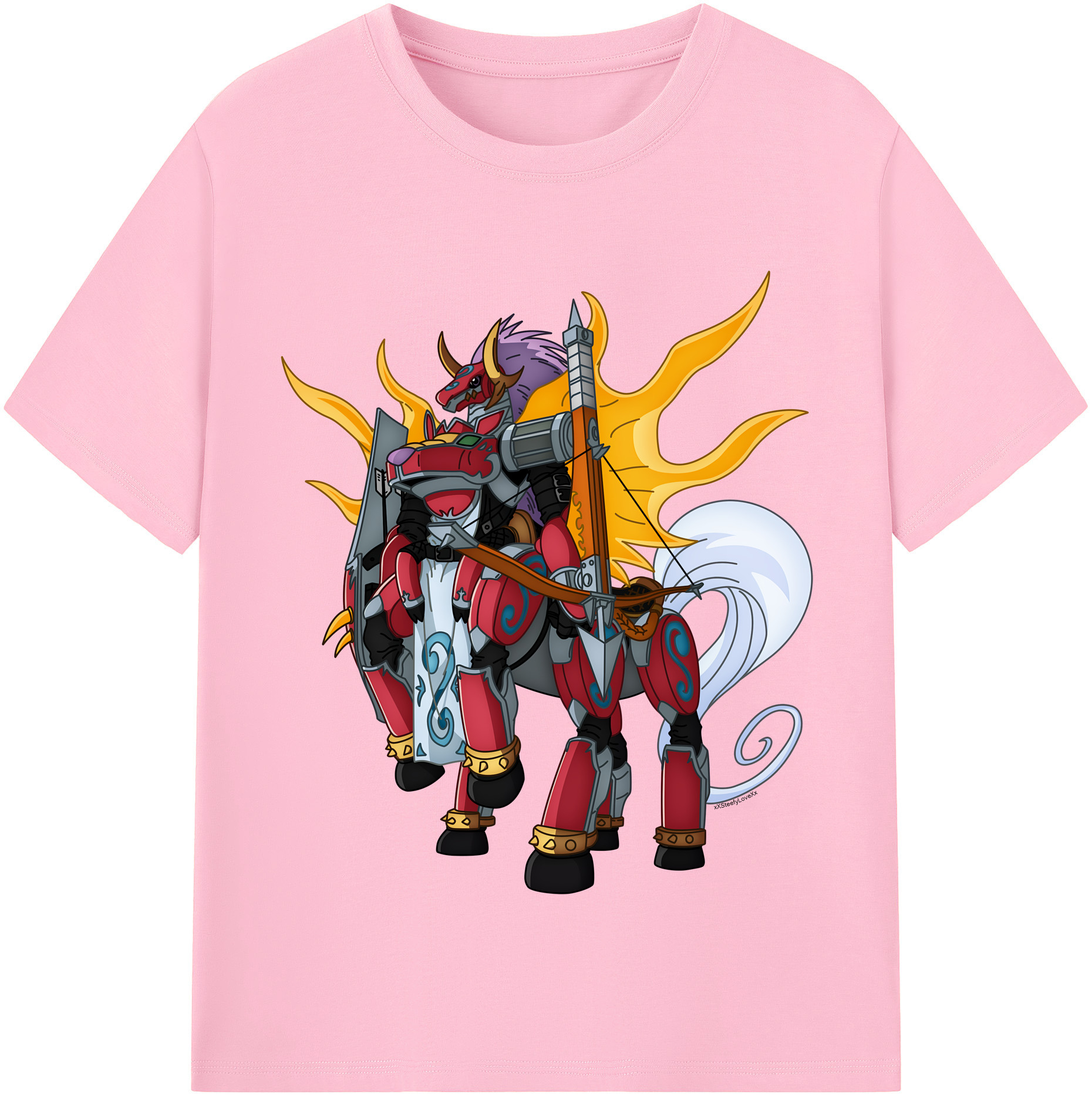 （画像用） Digimon デジタルモンスター/デジモン 綿100％半袖Tシャツ（フロントプリント）