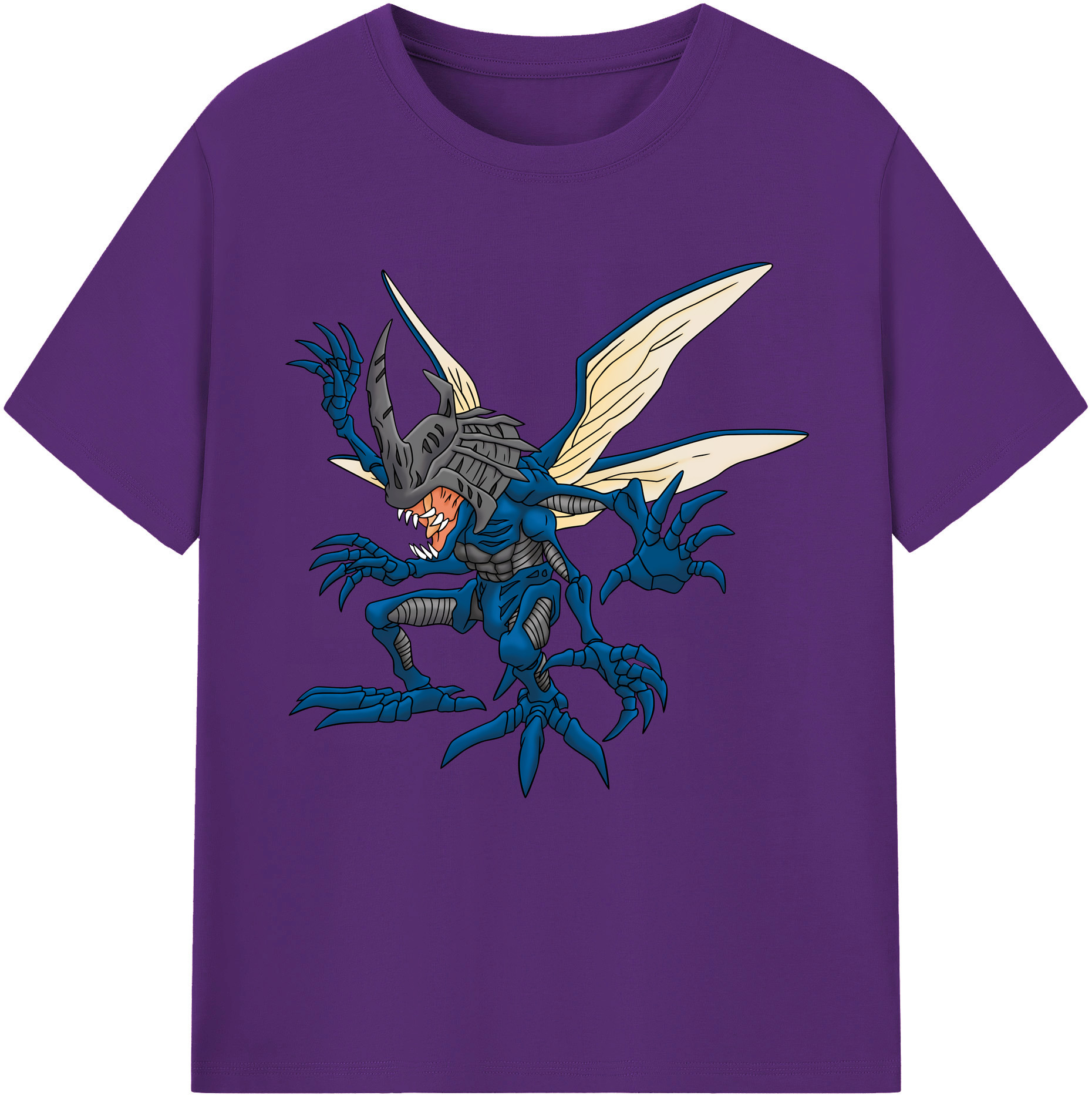 （画像用） Digimon デジタルモンスター/デジモン 綿100％半袖Tシャツ（フロントプリント）