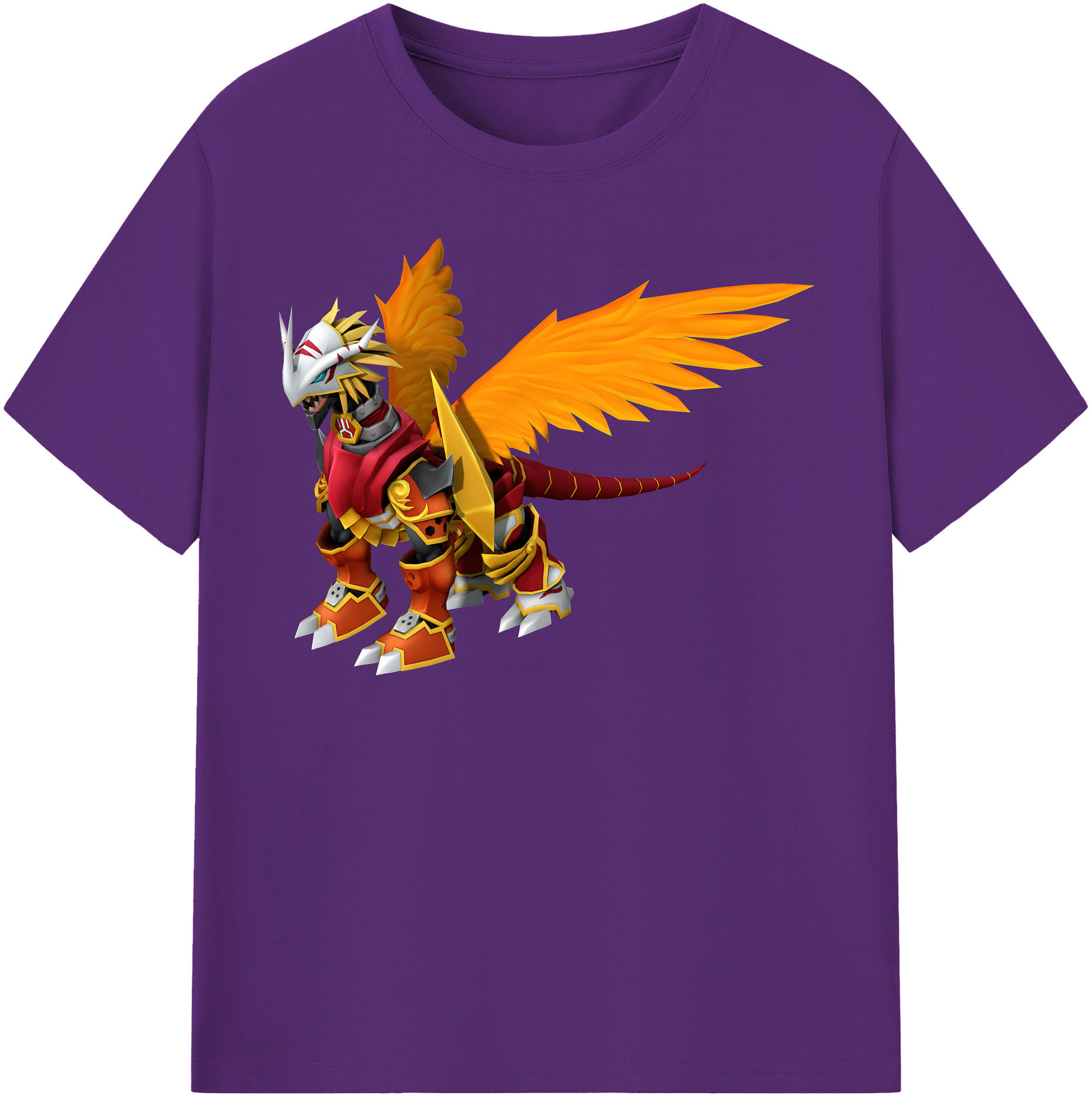 （画像用） Digimon デジタルモンスター/デジモン 綿100％半袖Tシャツ（フロントプリント）