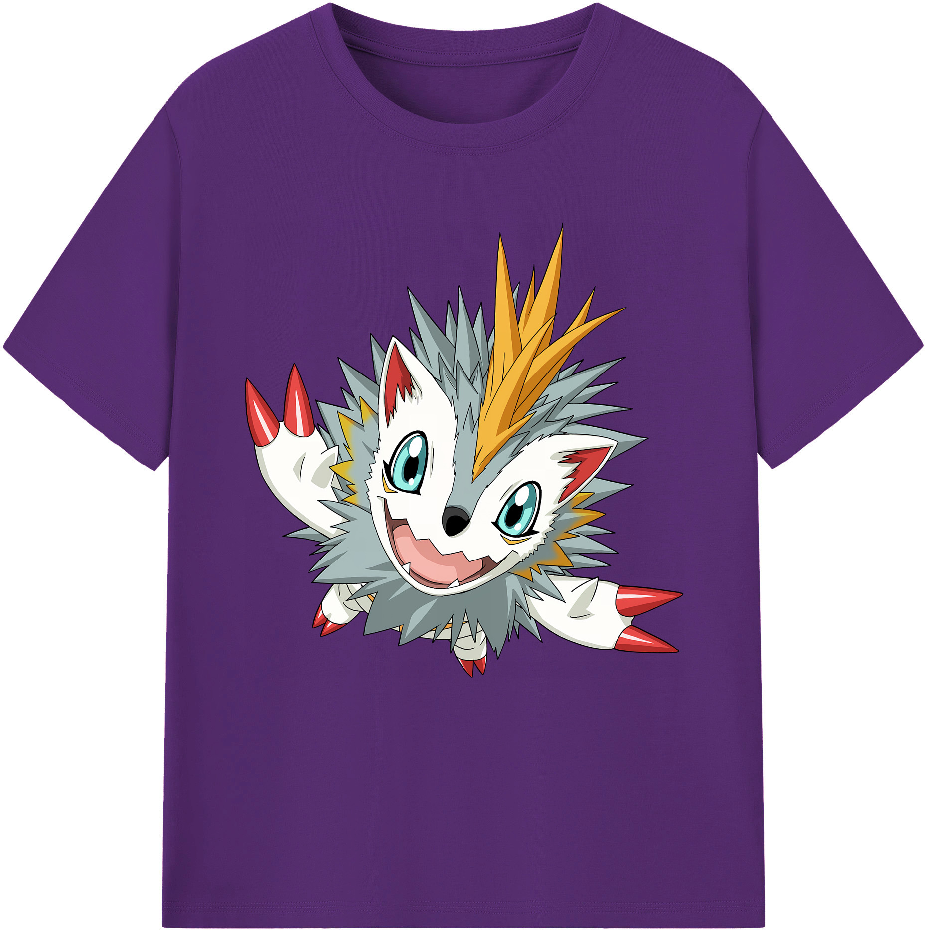 （画像用） Digimon デジタルモンスター/デジモン 綿100％半袖Tシャツ（フロントプリント）