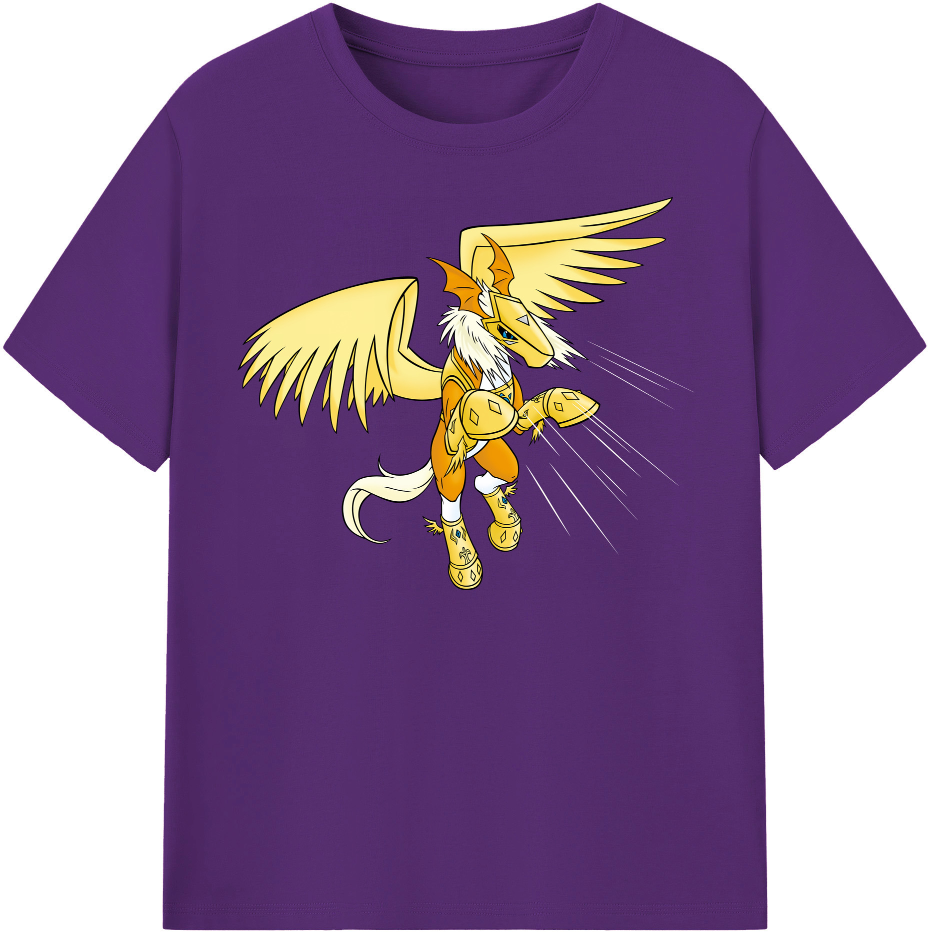 （画像用） Digimon デジタルモンスター/デジモン 綿100％半袖Tシャツ（フロントプリント）