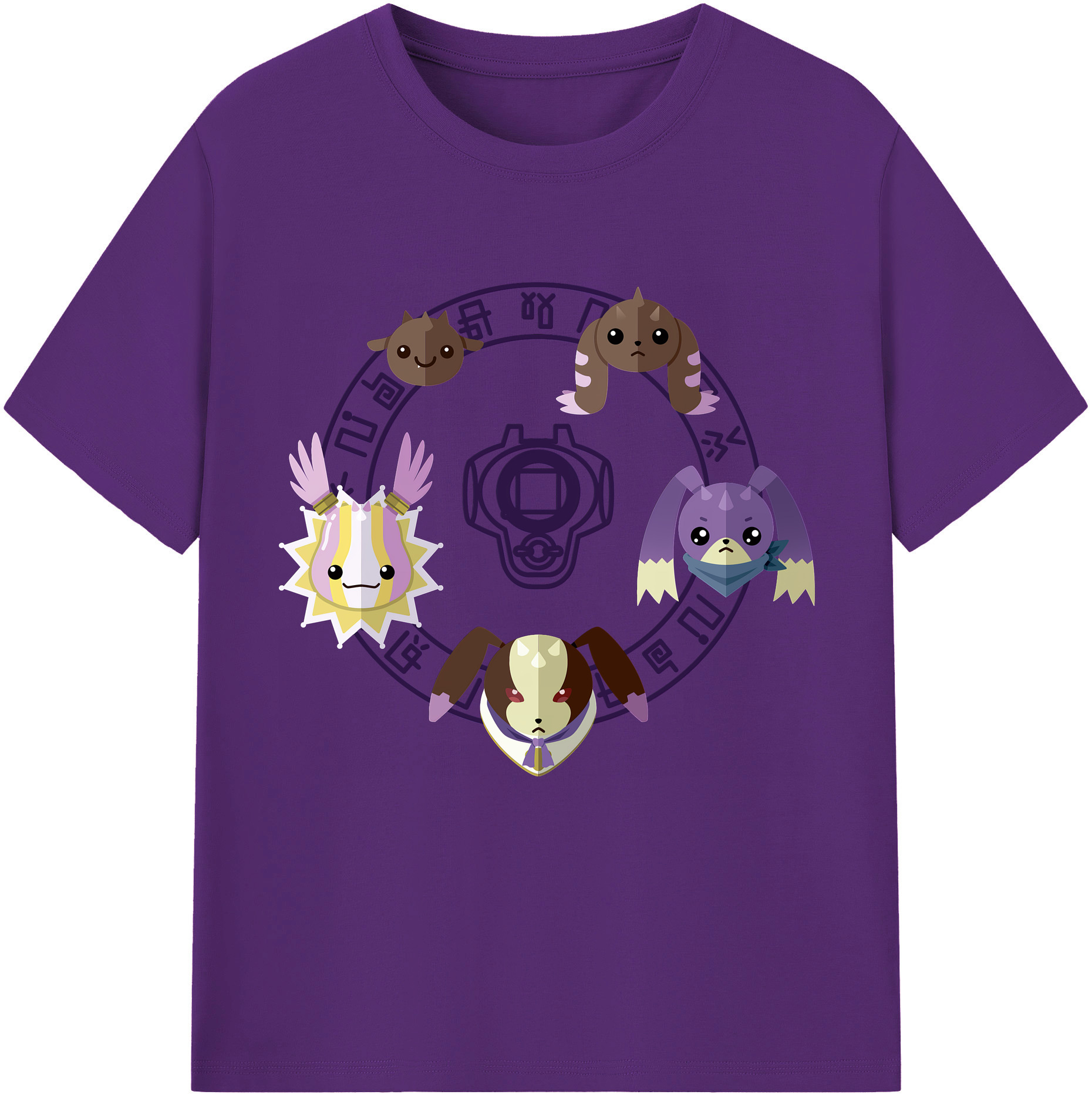 （画像用） Digimon デジタルモンスター/デジモン 綿100％半袖Tシャツ（フロントプリント）
