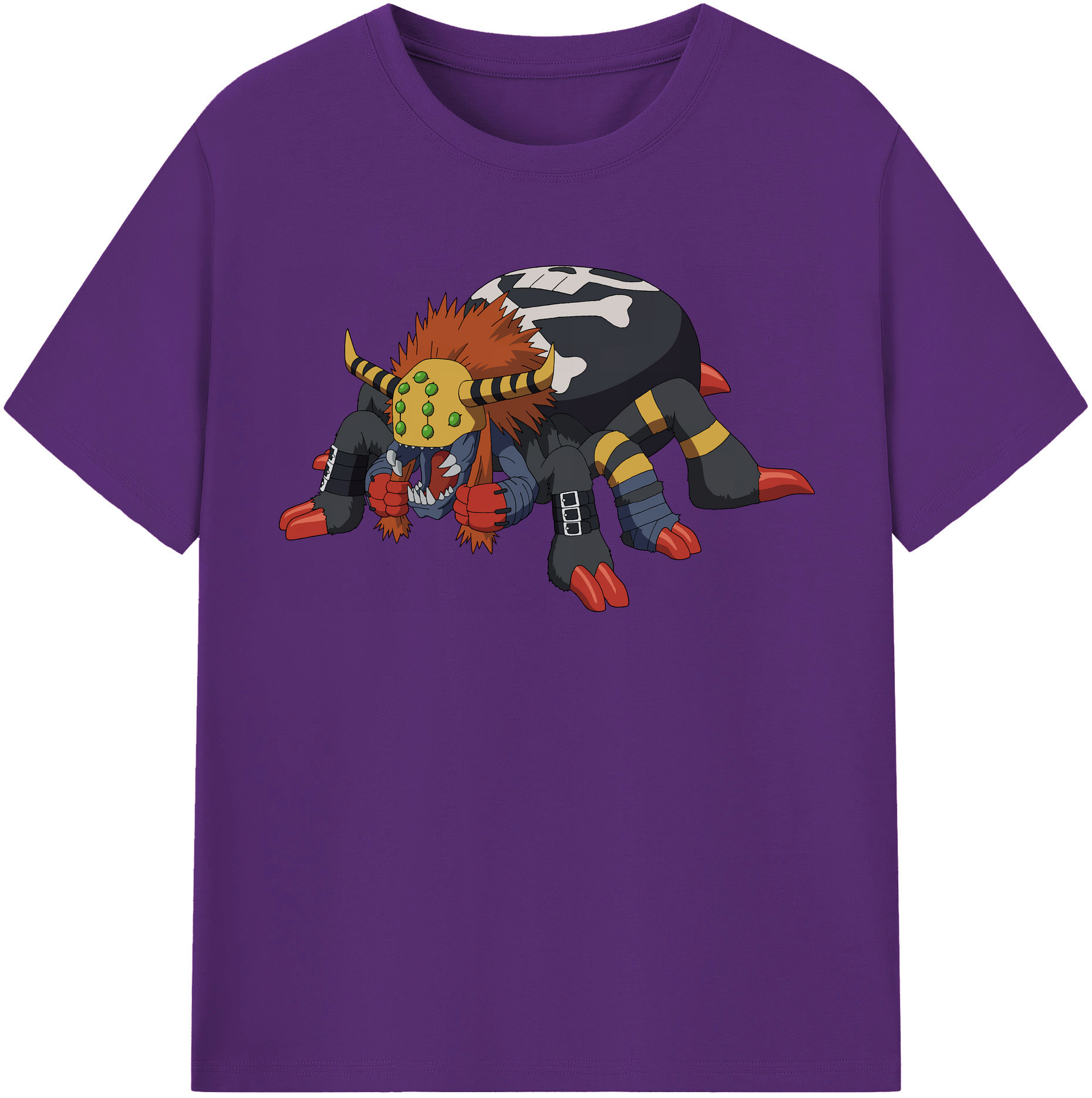 （画像用） Digimon デジタルモンスター/デジモン 綿100％半袖Tシャツ（フロントプリント）