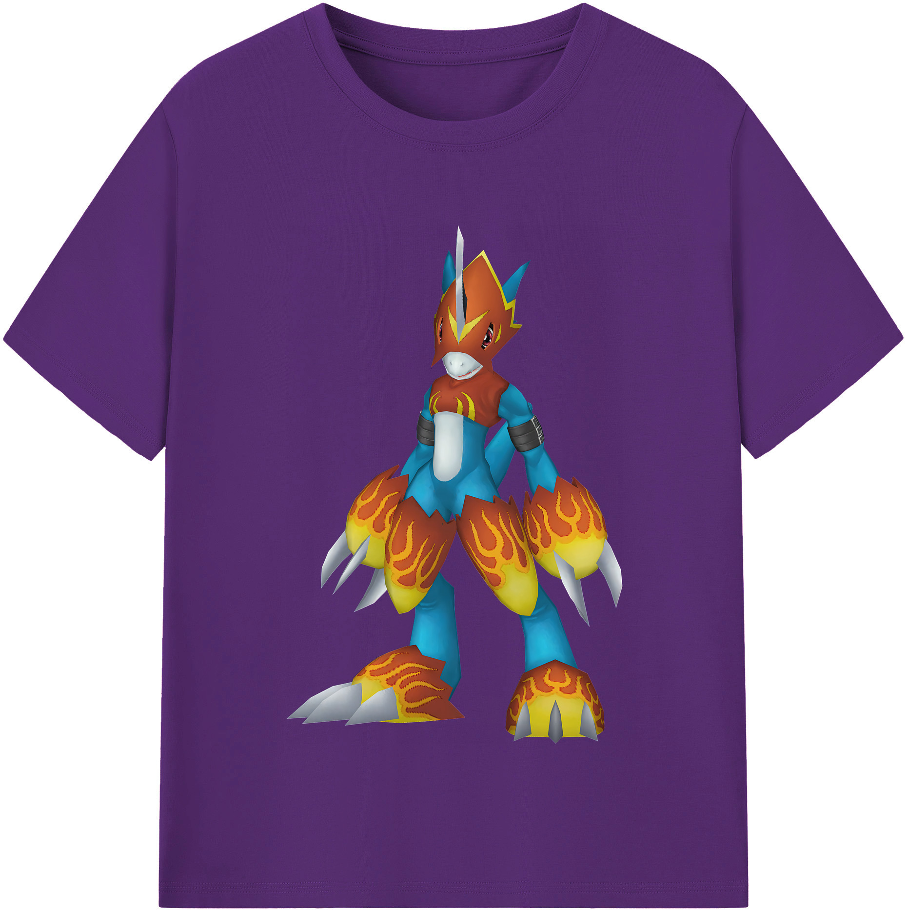 （画像用） Digimon デジタルモンスター/デジモン 綿100％半袖Tシャツ（フロントプリント）