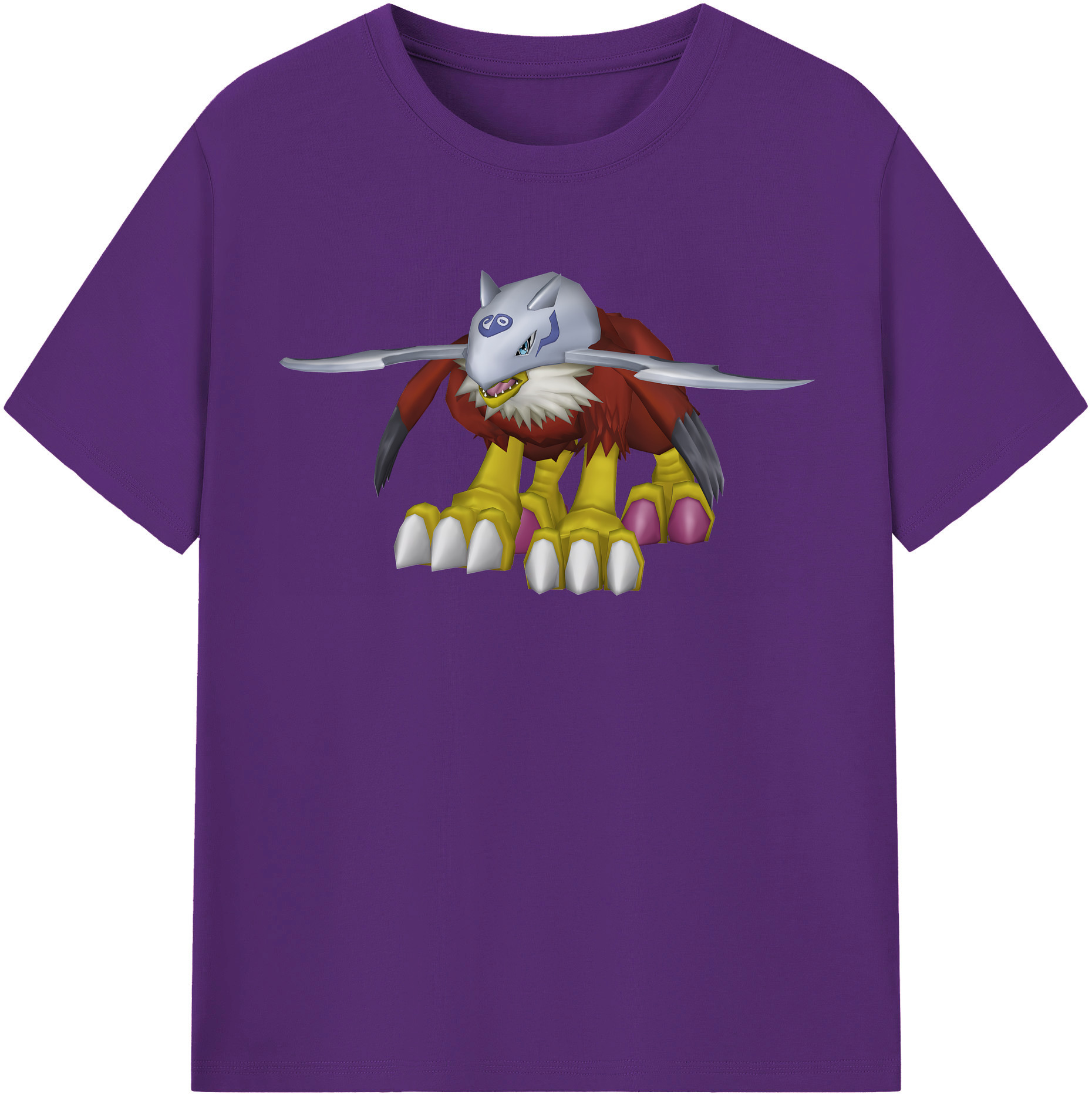 （画像用） Digimon デジタルモンスター/デジモン 綿100％半袖Tシャツ（フロントプリント）