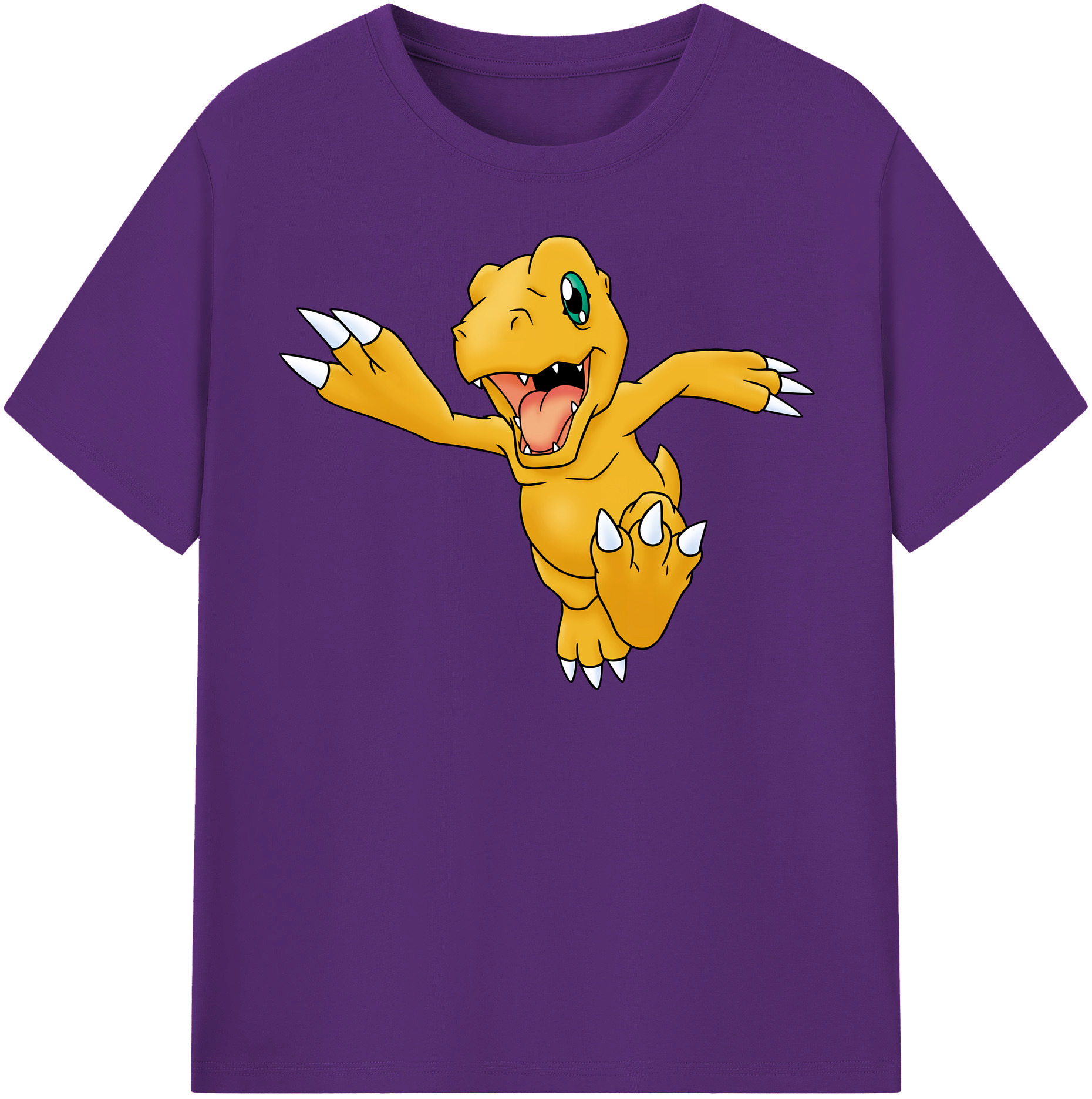 （画像用） Digimon デジタルモンスター/デジモン 綿100％半袖Tシャツ（フロントプリント）