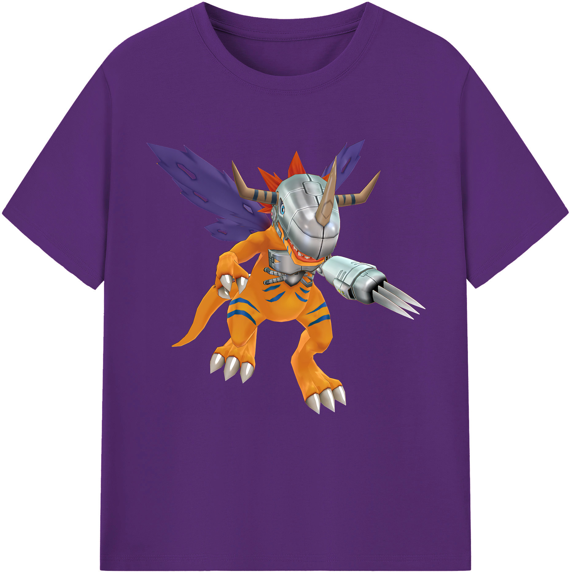 （画像用） Digimon デジタルモンスター/デジモン 綿100％半袖Tシャツ（フロントプリント）